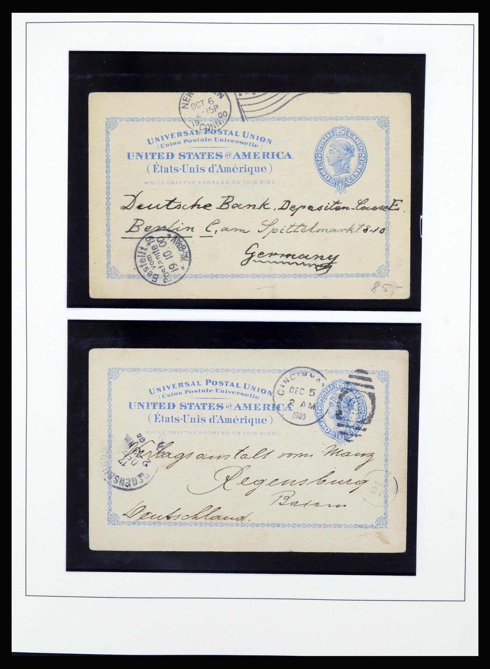 37052 006 - Stamp collection 37052 USA covers 1853-1950.