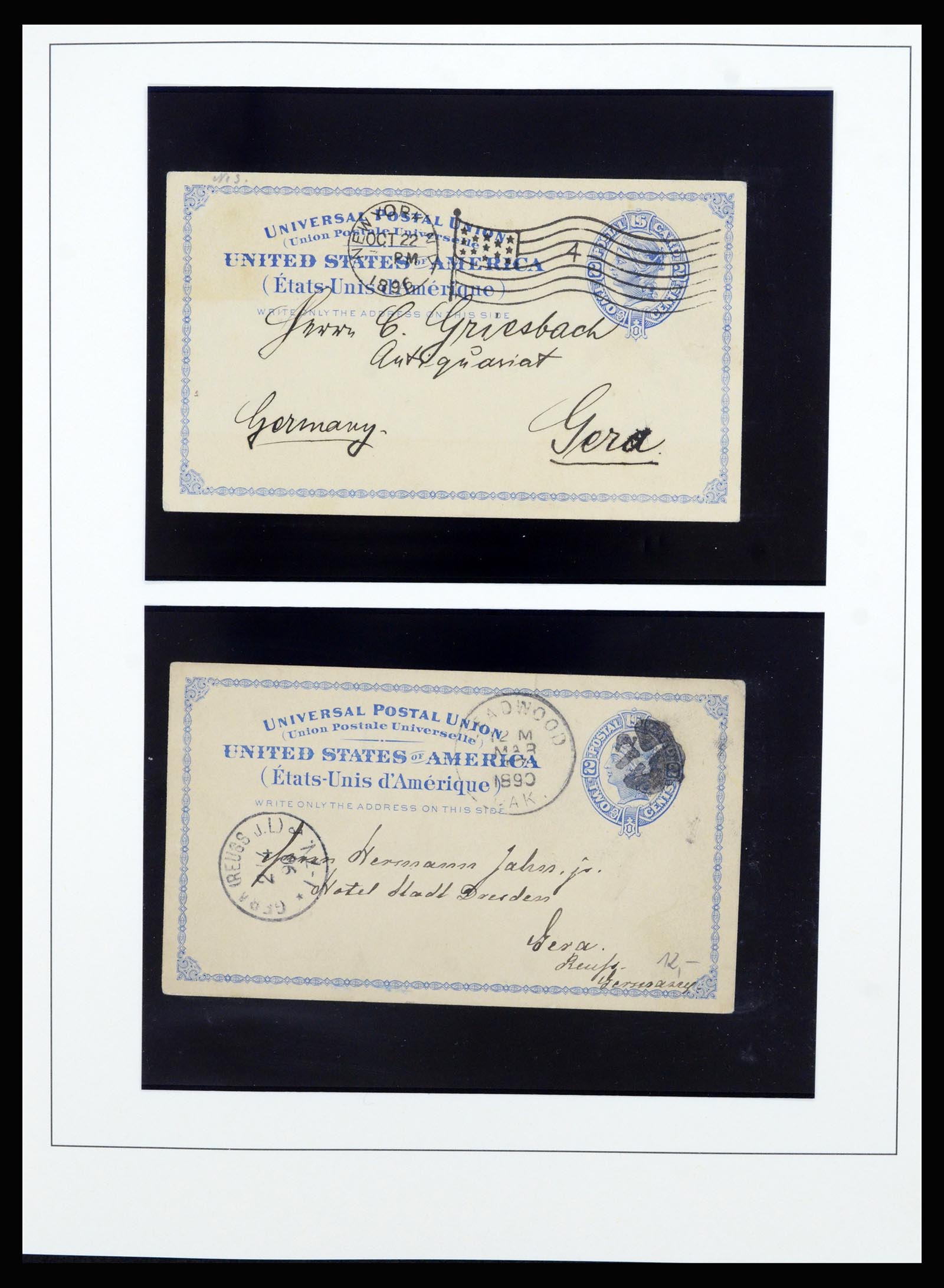 37052 007 - Stamp collection 37052 USA covers 1853-1950.