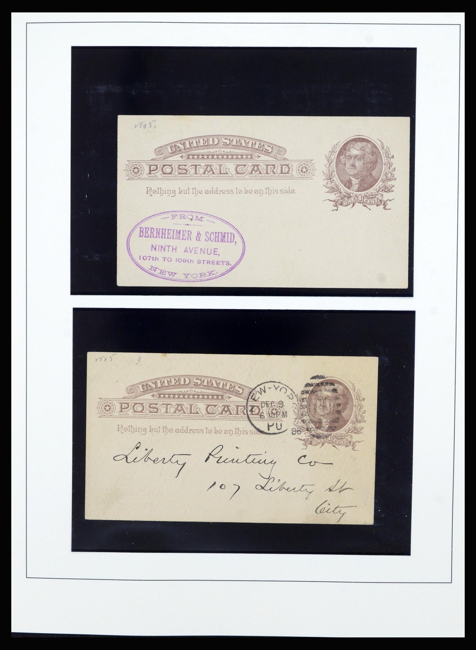 37052 008 - Stamp collection 37052 USA covers 1853-1950.