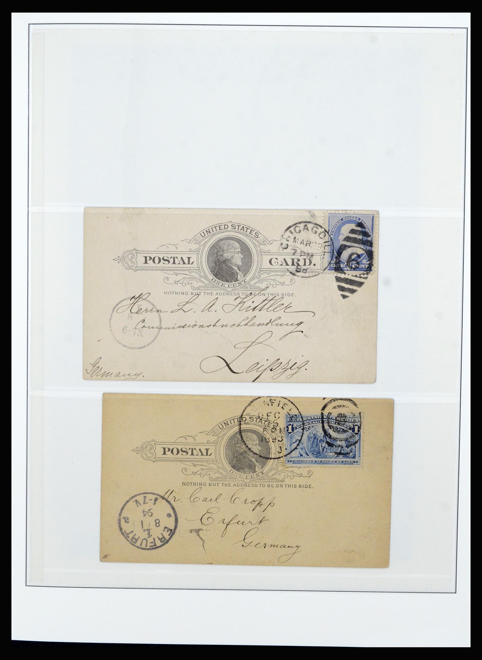 37052 009 - Stamp collection 37052 USA covers 1853-1950.