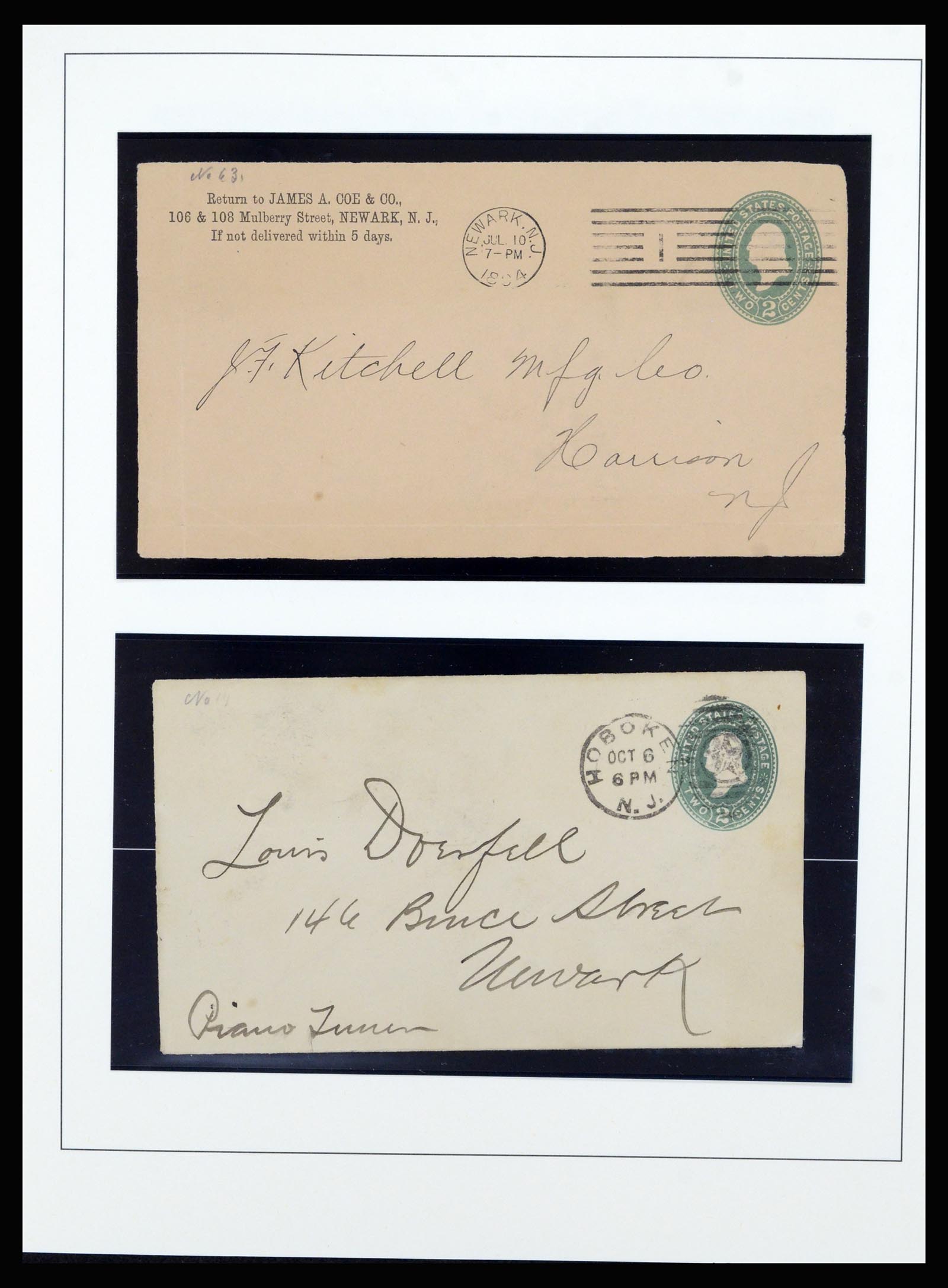 37052 015 - Stamp collection 37052 USA covers 1853-1950.