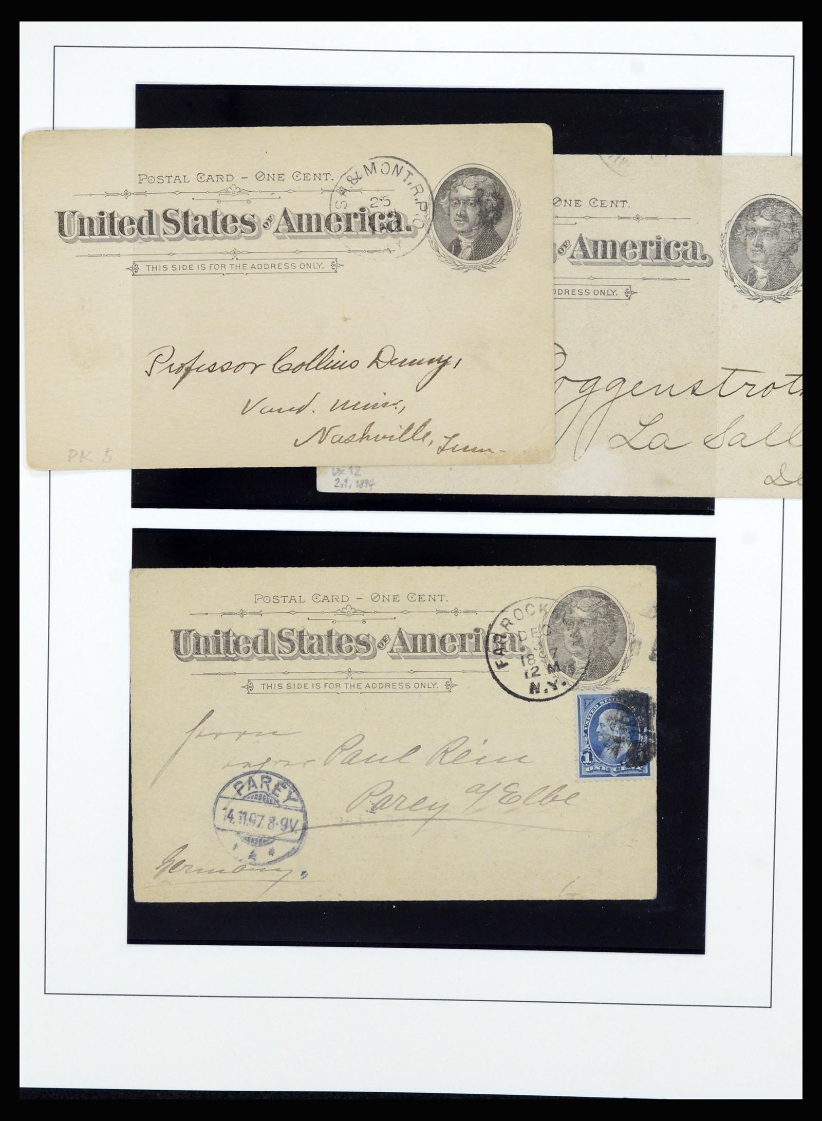 37052 018 - Stamp collection 37052 USA covers 1853-1950.