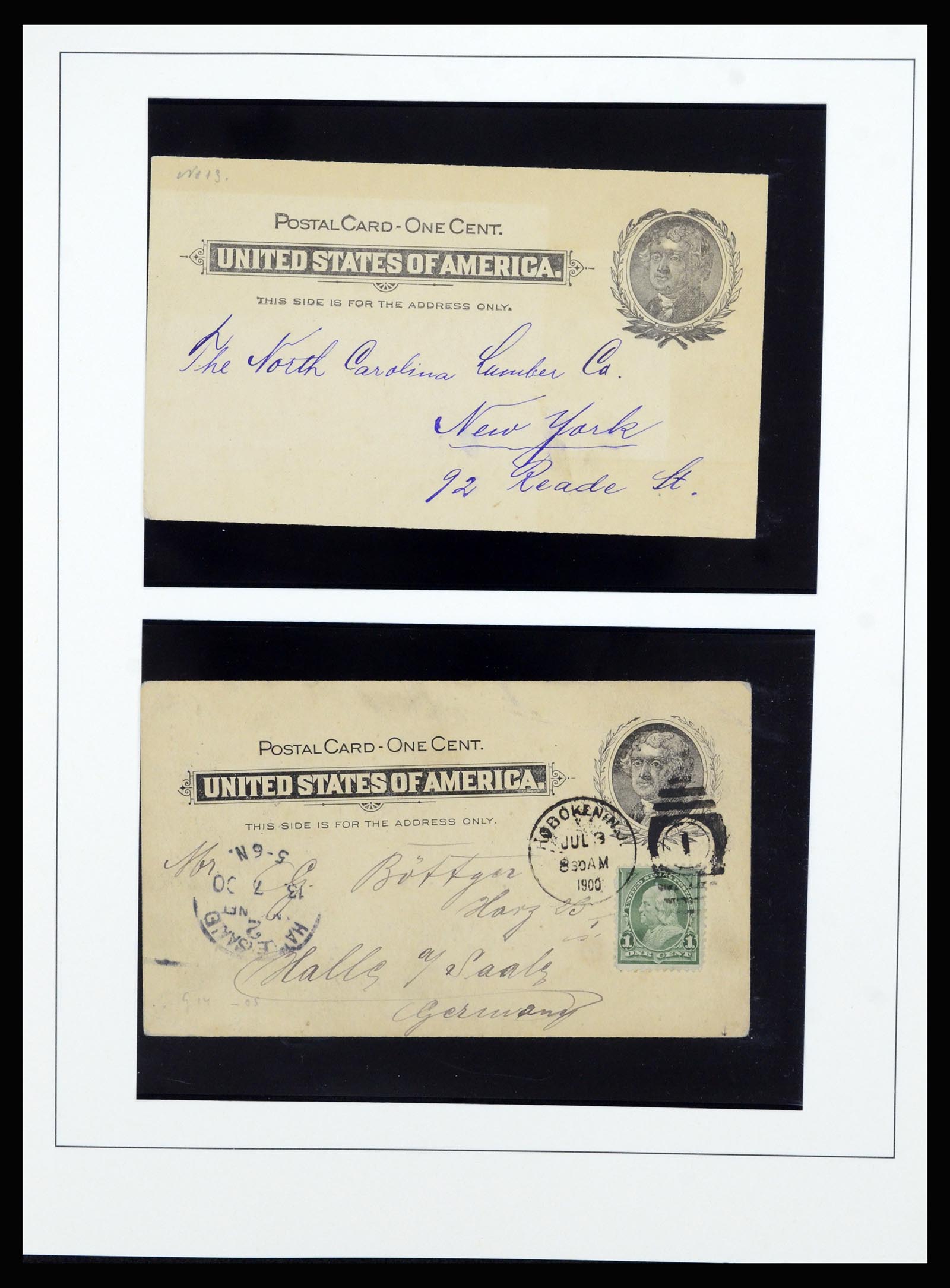 37052 019 - Stamp collection 37052 USA covers 1853-1950.