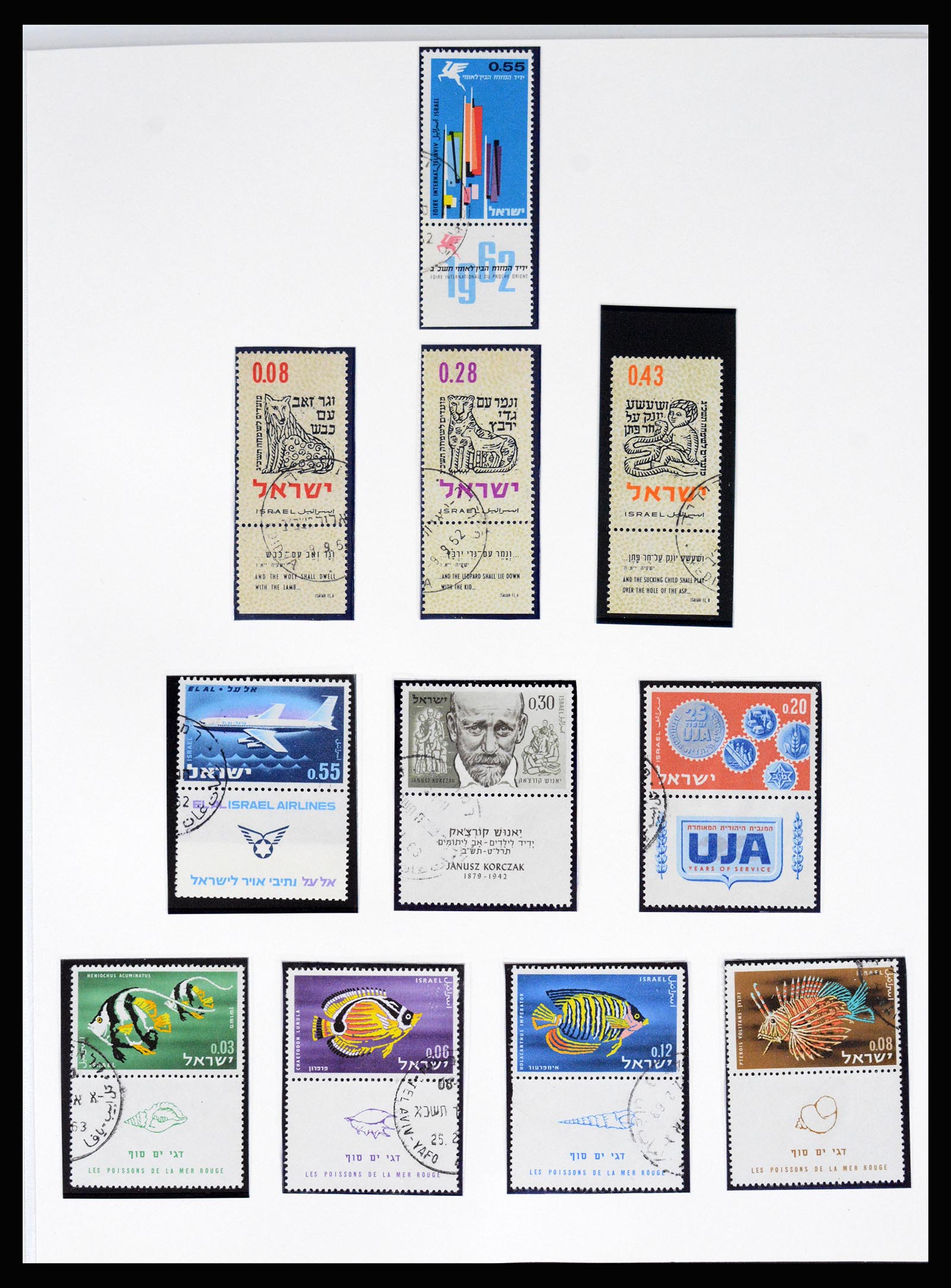 37055 039 - Postzegelverzameling 37055 Israël 1948-1974.