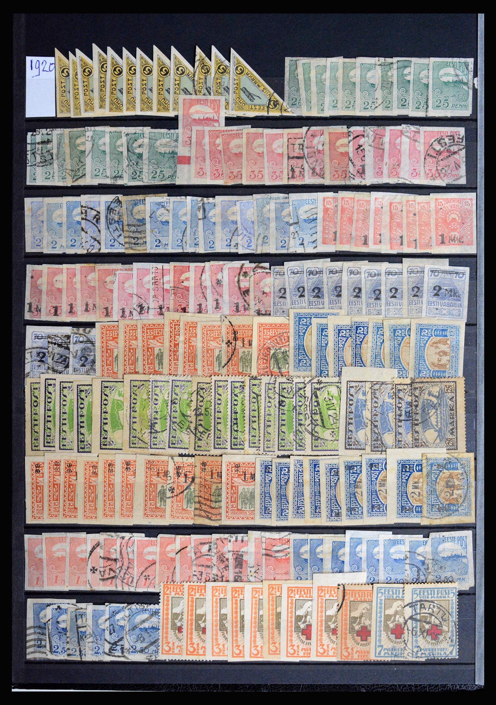37058 002 - Postzegelverzameling 37058 Baltische Staten 1918-2020.