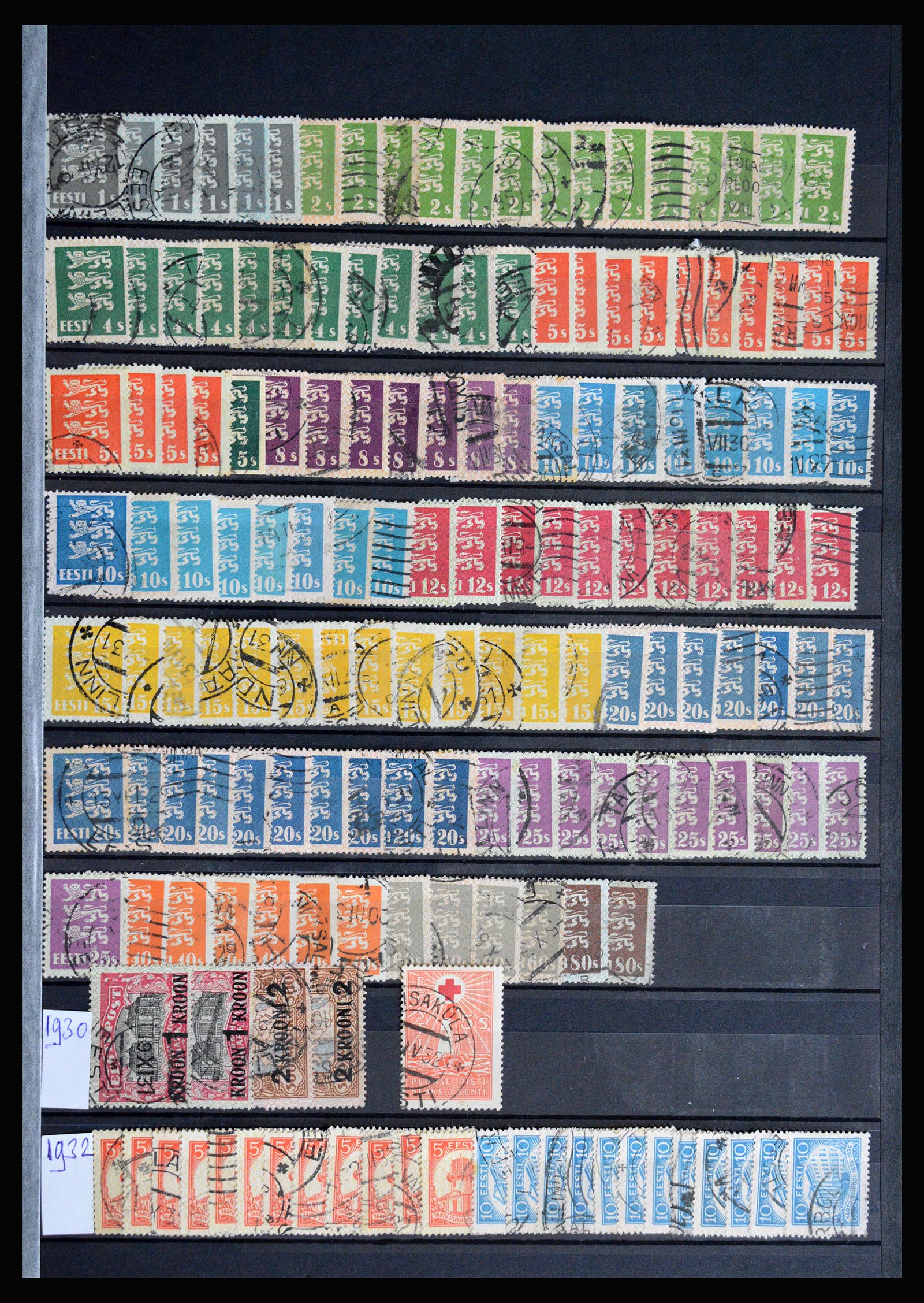 37058 005 - Postzegelverzameling 37058 Baltische Staten 1918-2020.