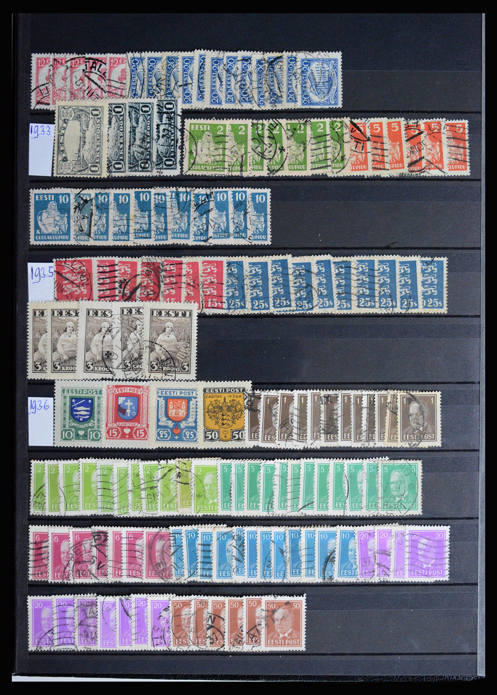 37058 006 - Postzegelverzameling 37058 Baltische Staten 1918-2020.