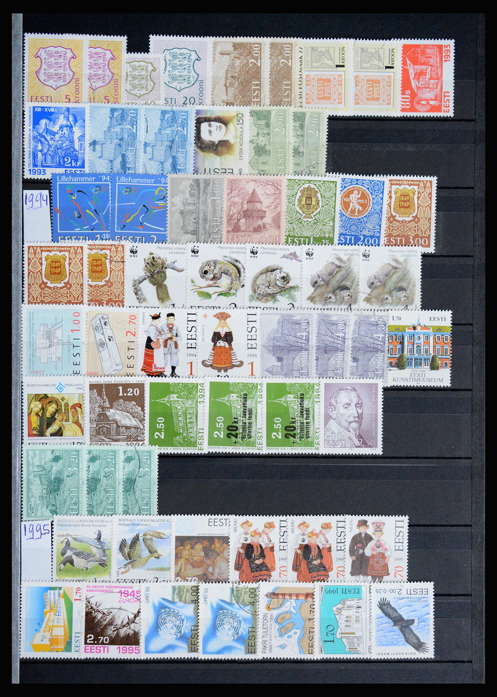 37058 009 - Stamp collection 37058 Baltic States 1918-2020.