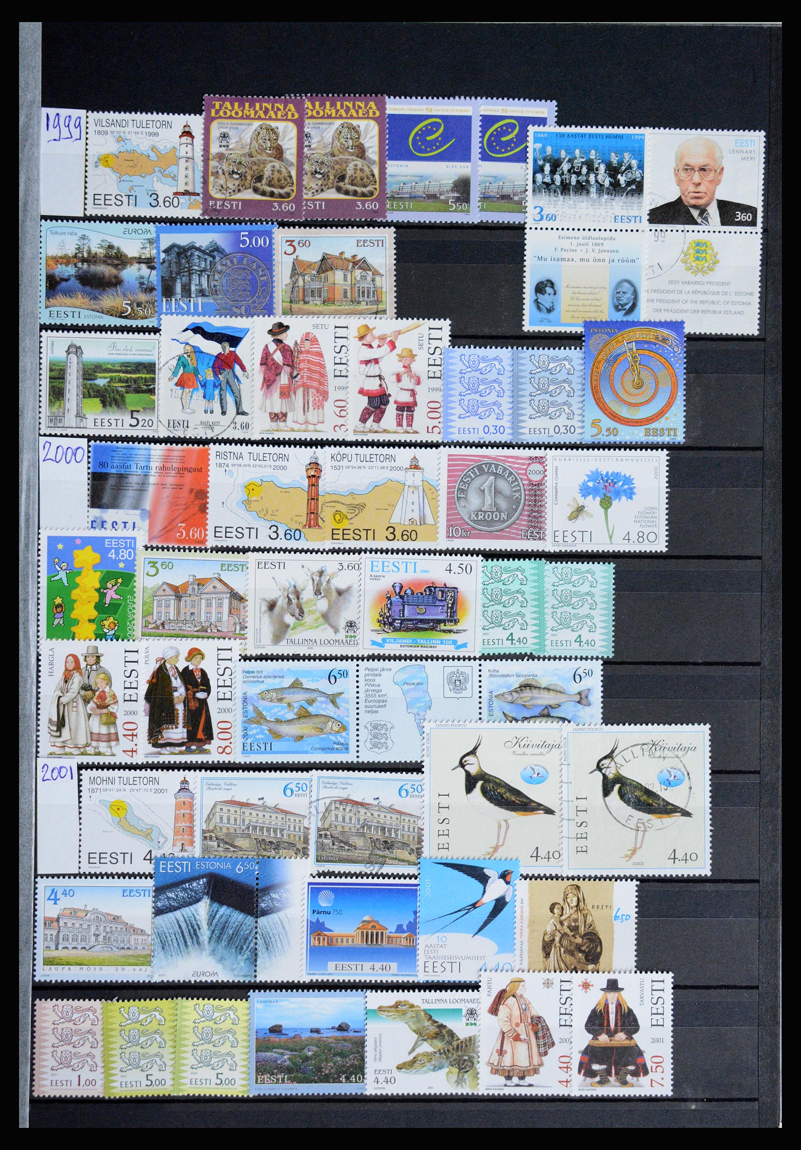 37058 011 - Postzegelverzameling 37058 Baltische Staten 1918-2020.