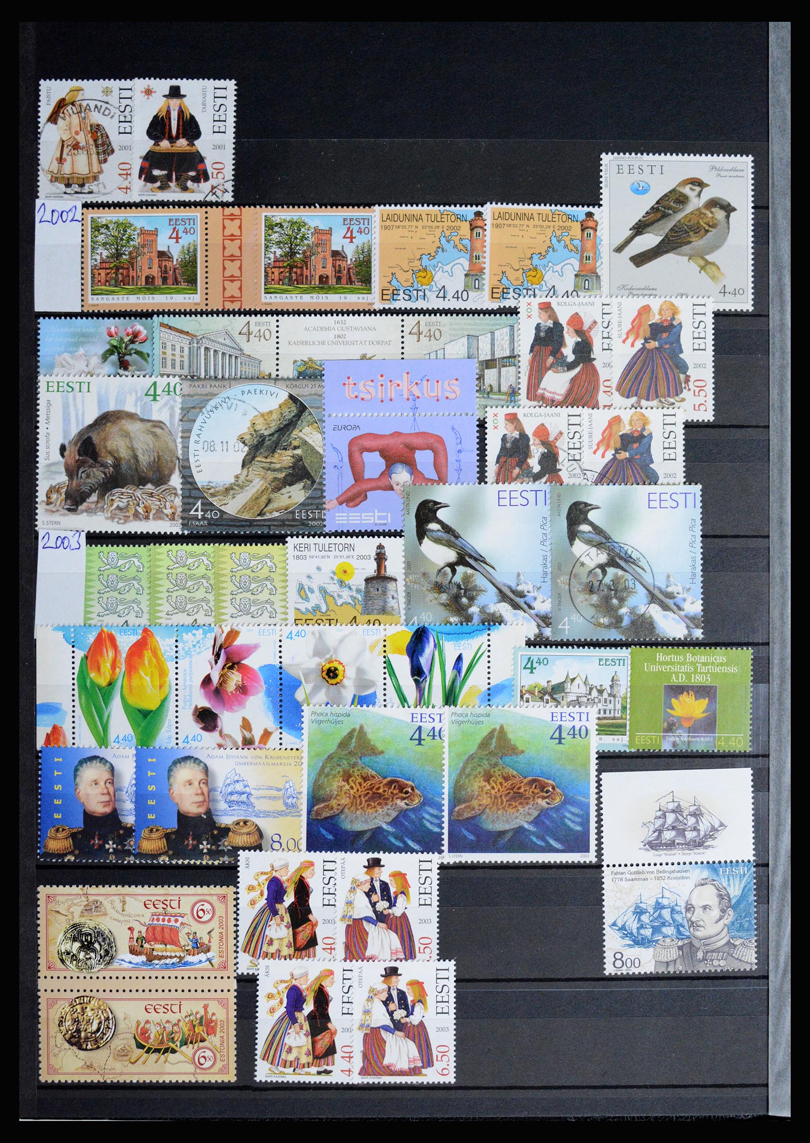37058 012 - Postzegelverzameling 37058 Baltische Staten 1918-2020.