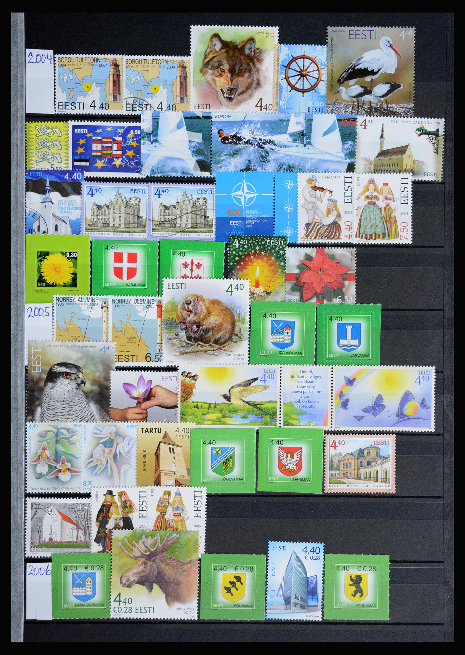 37058 013 - Postzegelverzameling 37058 Baltische Staten 1918-2020.