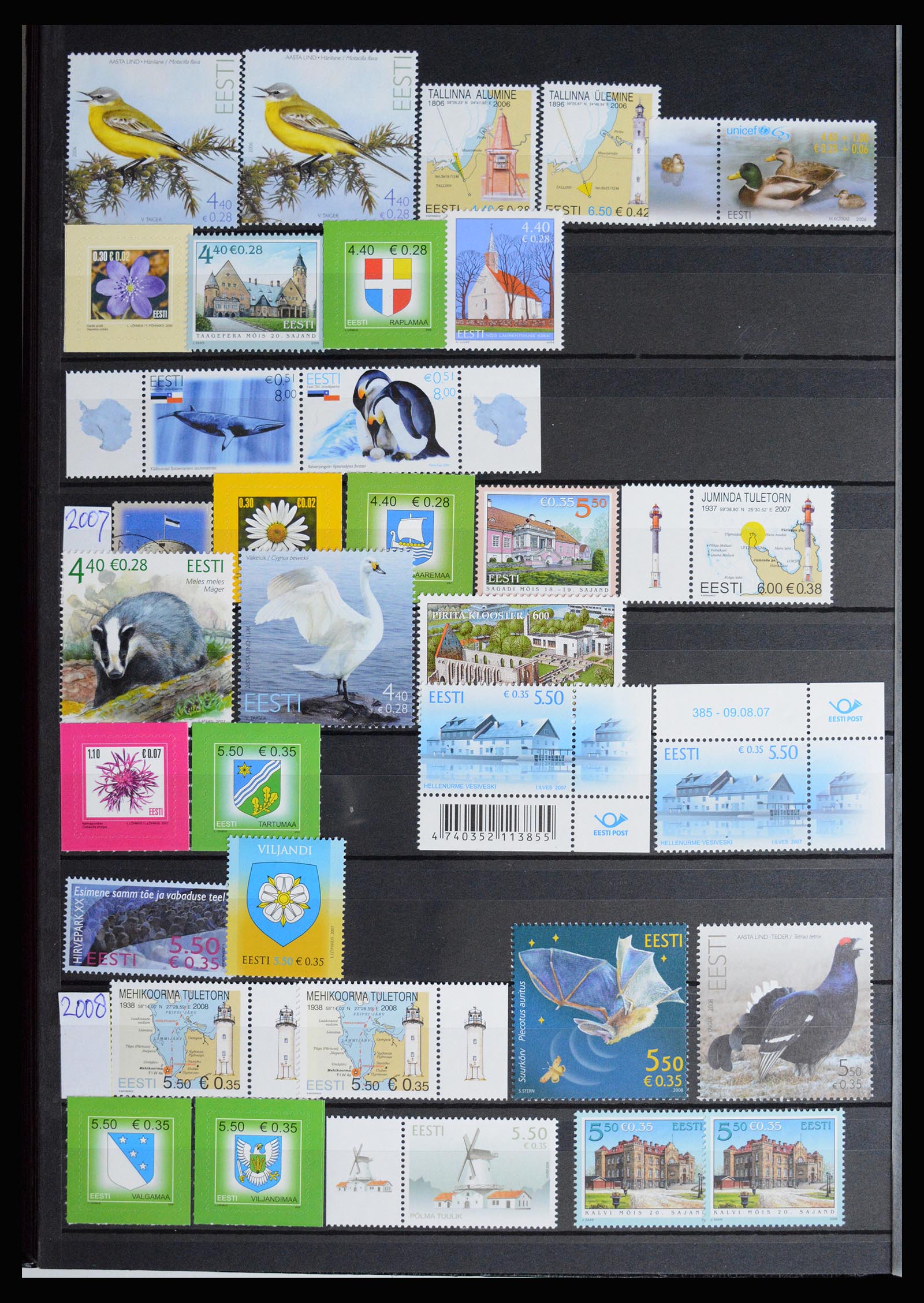37058 014 - Postzegelverzameling 37058 Baltische Staten 1918-2020.