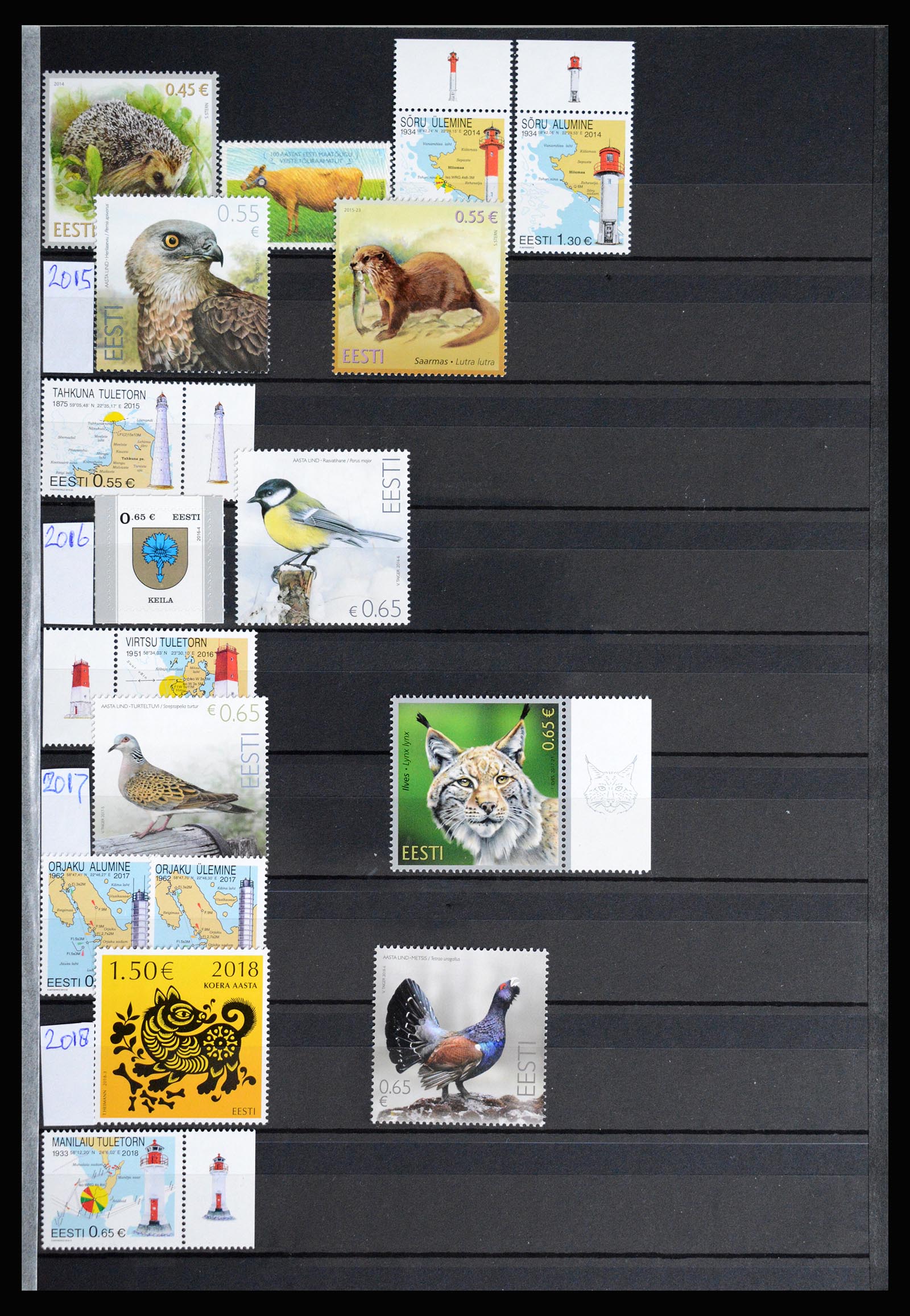37058 017 - Postzegelverzameling 37058 Baltische Staten 1918-2020.
