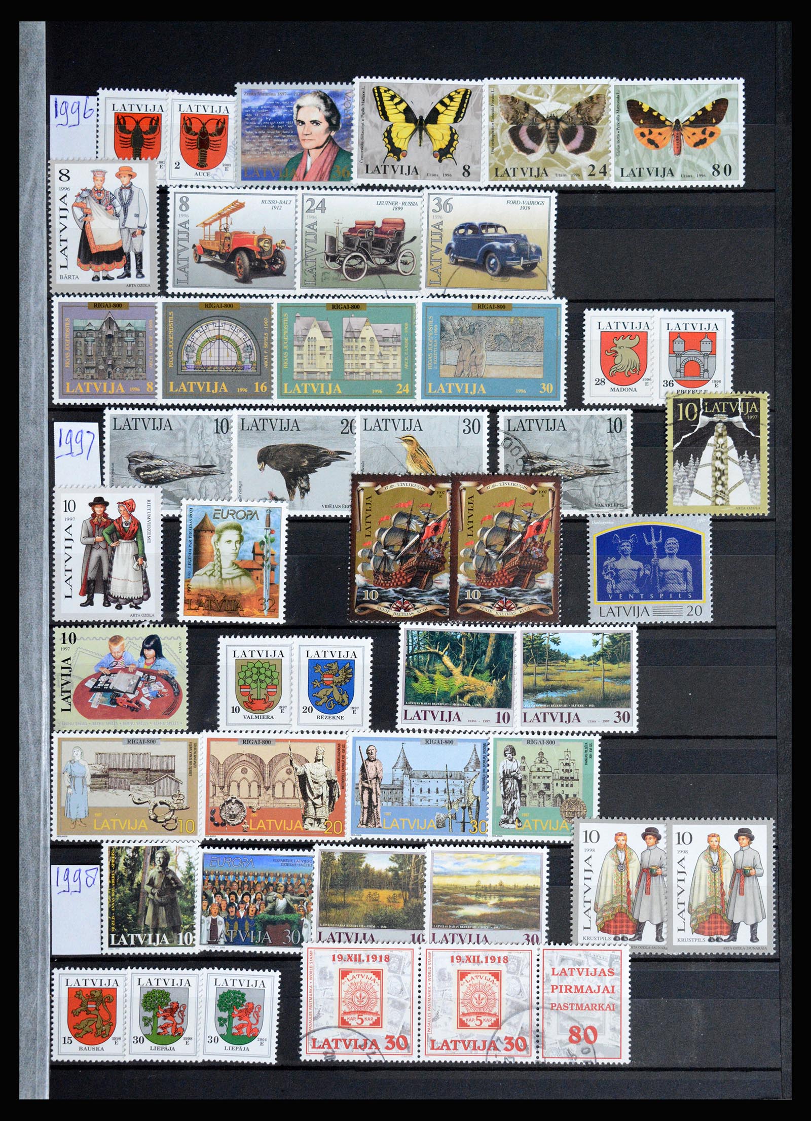 37058 027 - Postzegelverzameling 37058 Baltische Staten 1918-2020.