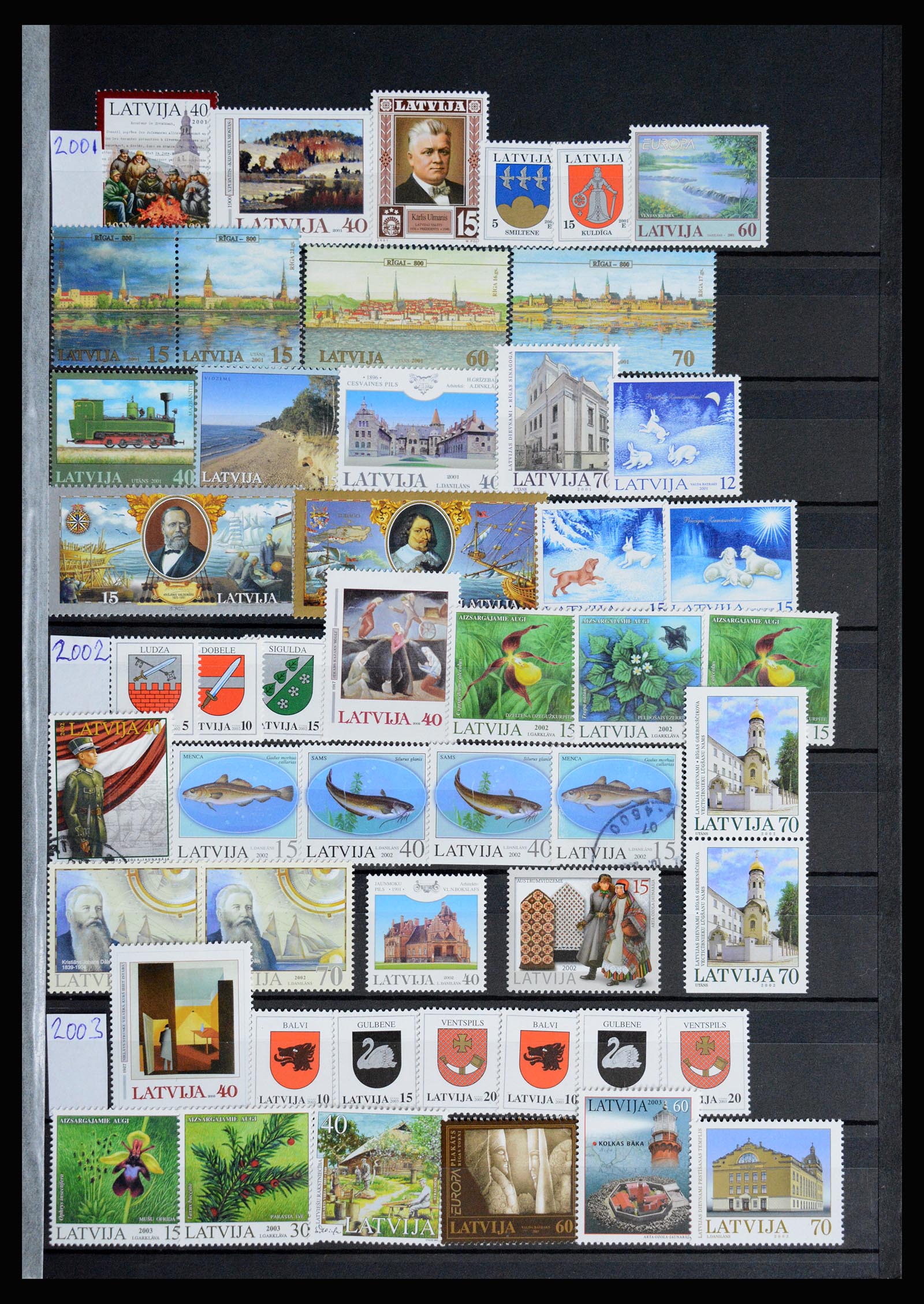 37058 029 - Postzegelverzameling 37058 Baltische Staten 1918-2020.