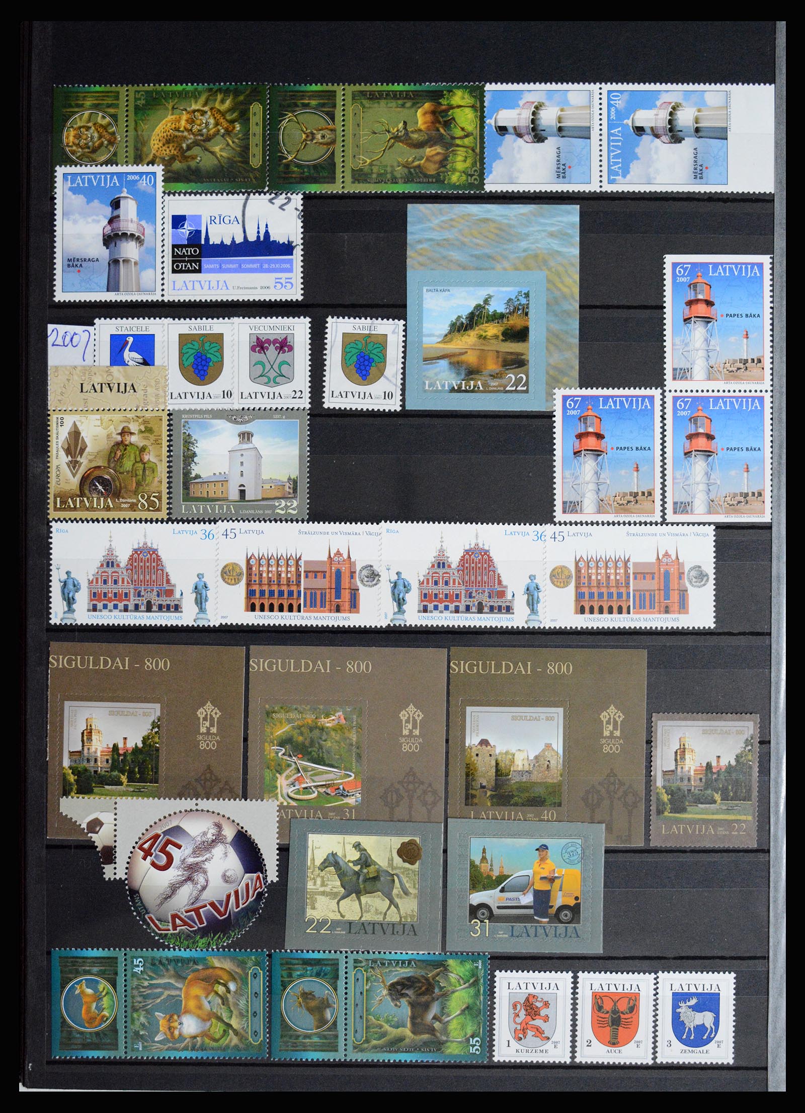 37058 032 - Postzegelverzameling 37058 Baltische Staten 1918-2020.