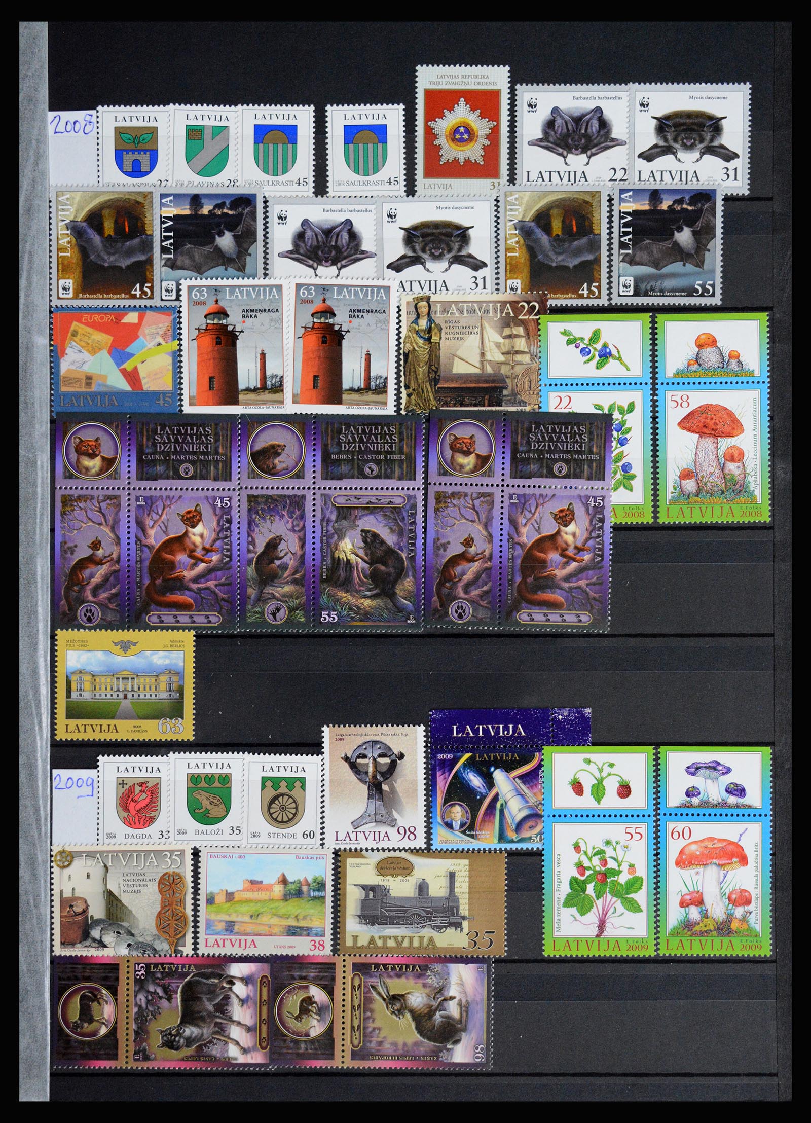 37058 033 - Postzegelverzameling 37058 Baltische Staten 1918-2020.