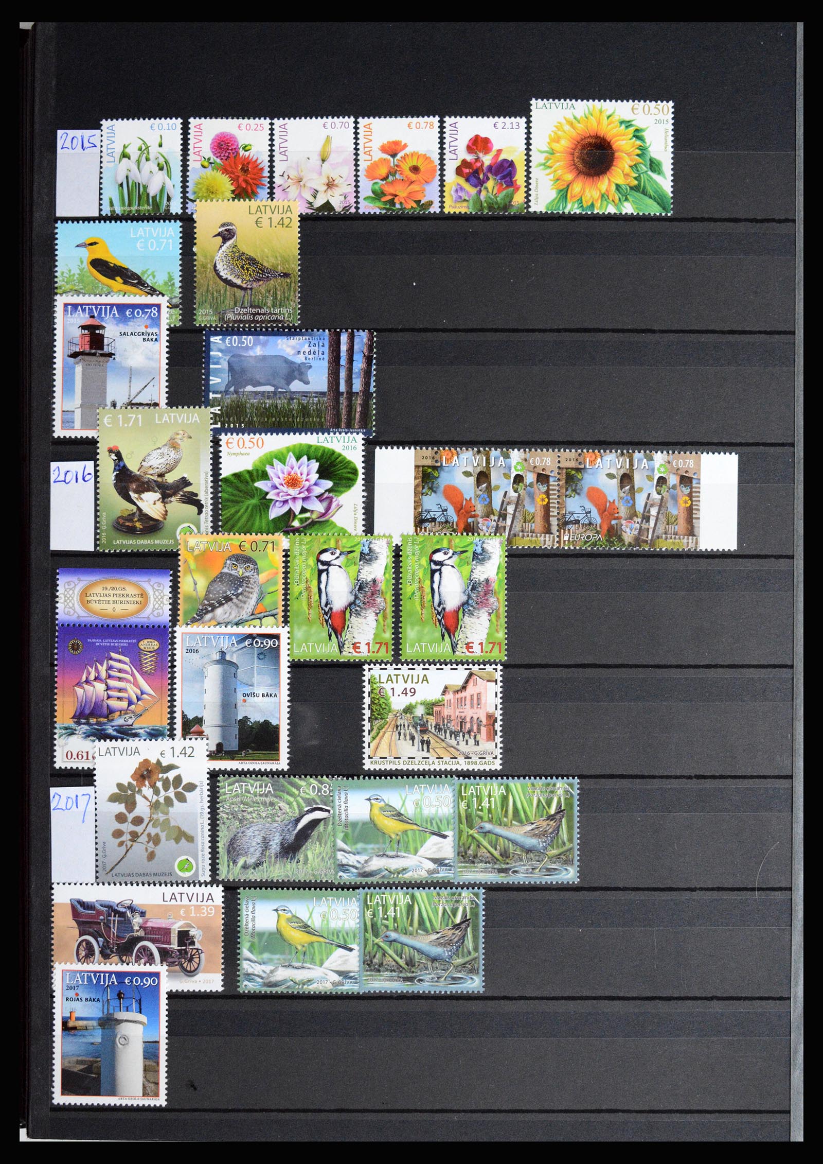 37058 036 - Postzegelverzameling 37058 Baltische Staten 1918-2020.