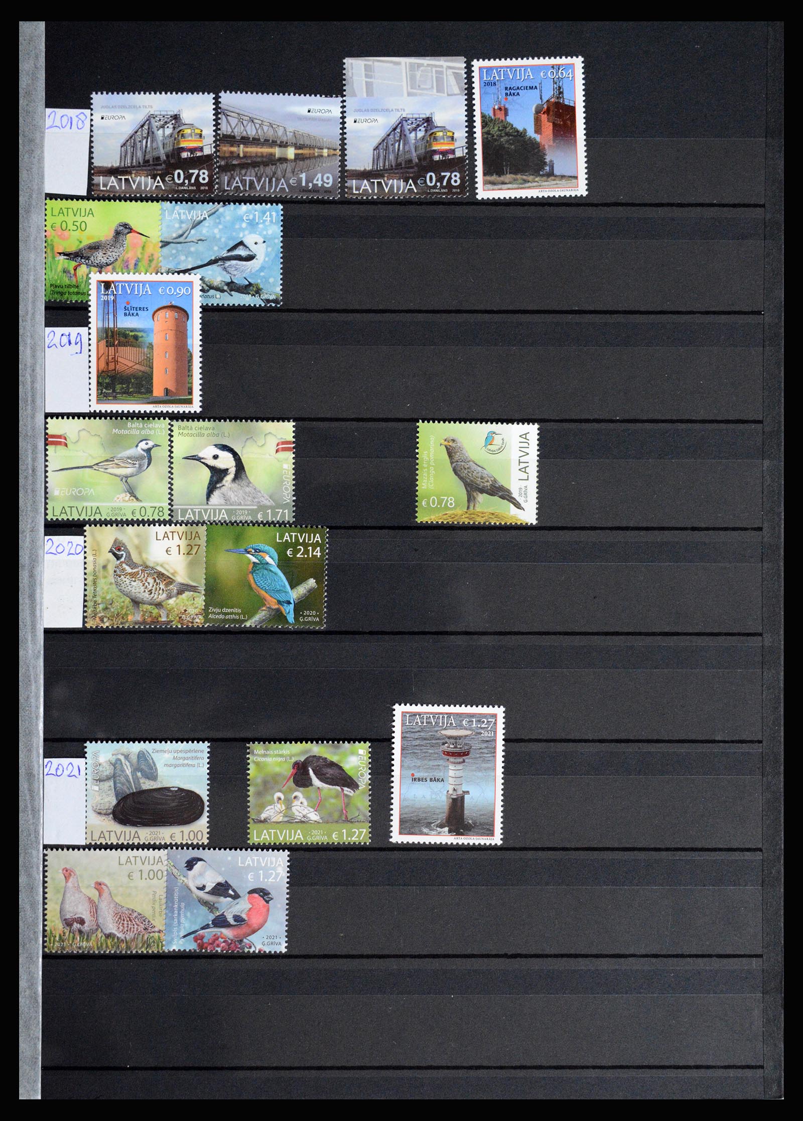 37058 037 - Postzegelverzameling 37058 Baltische Staten 1918-2020.