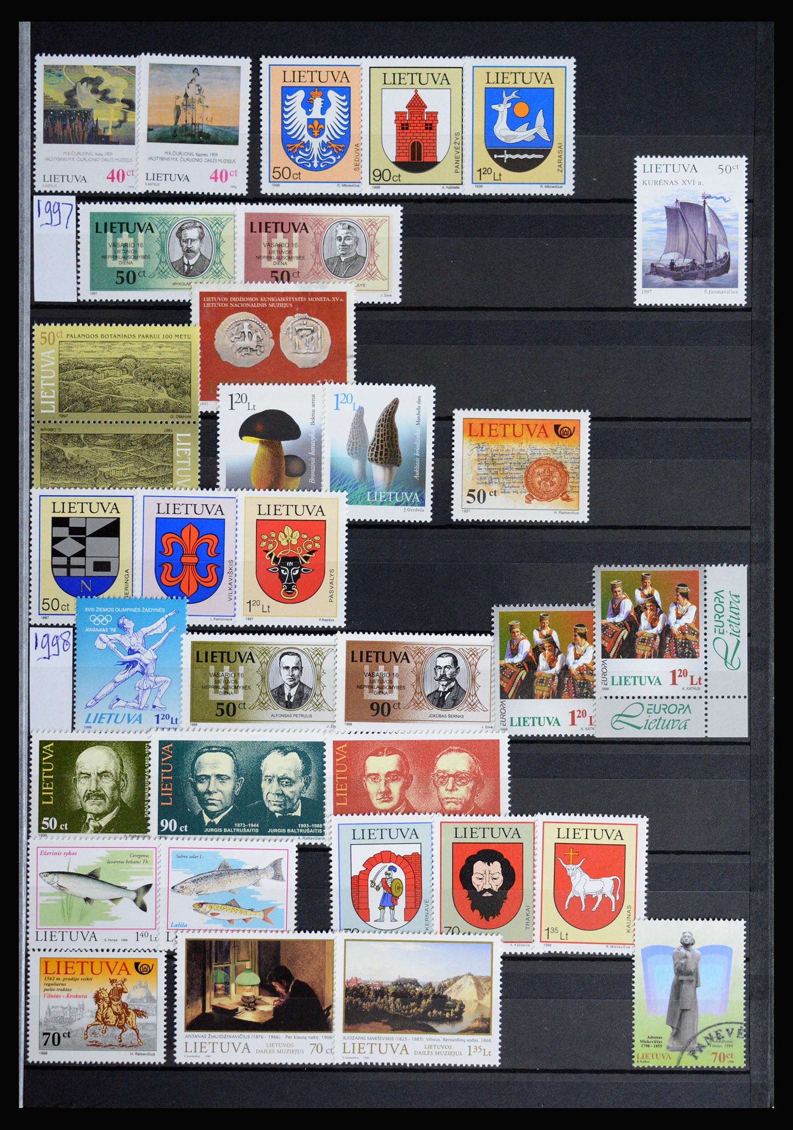 37058 048 - Postzegelverzameling 37058 Baltische Staten 1918-2020.