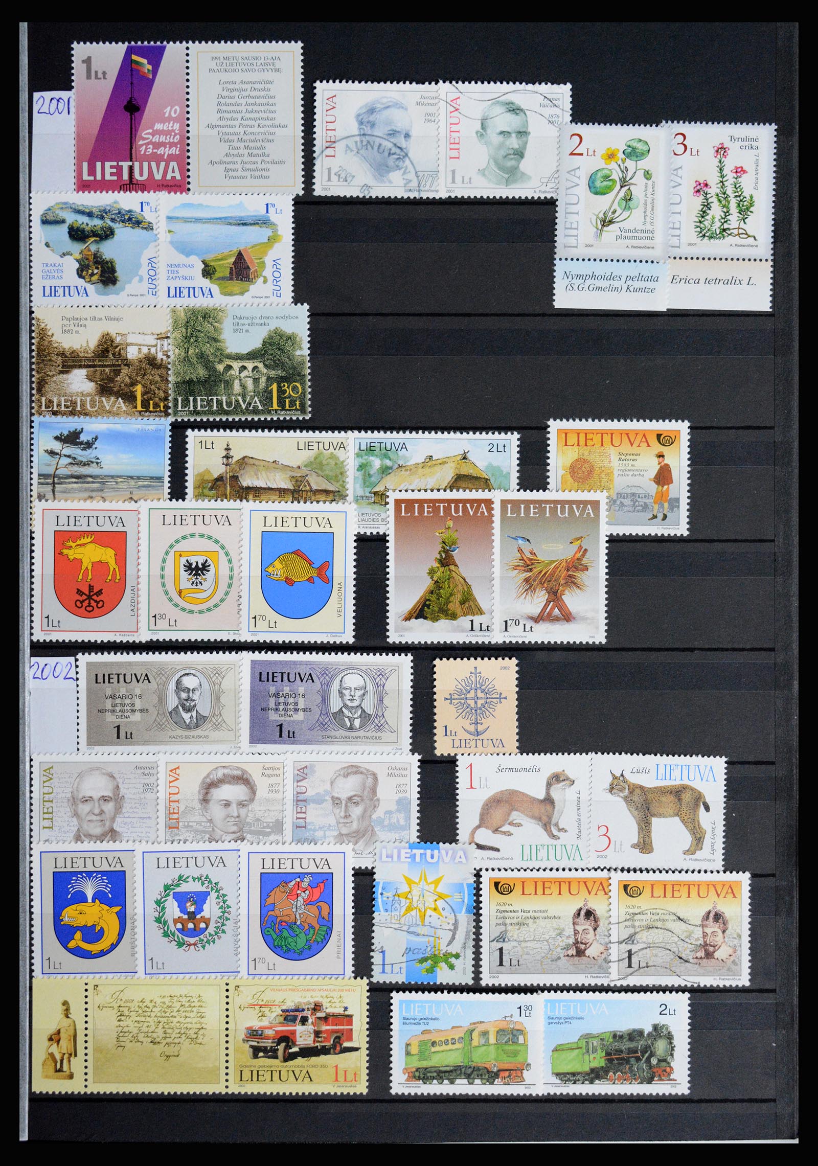 37058 050 - Postzegelverzameling 37058 Baltische Staten 1918-2020.