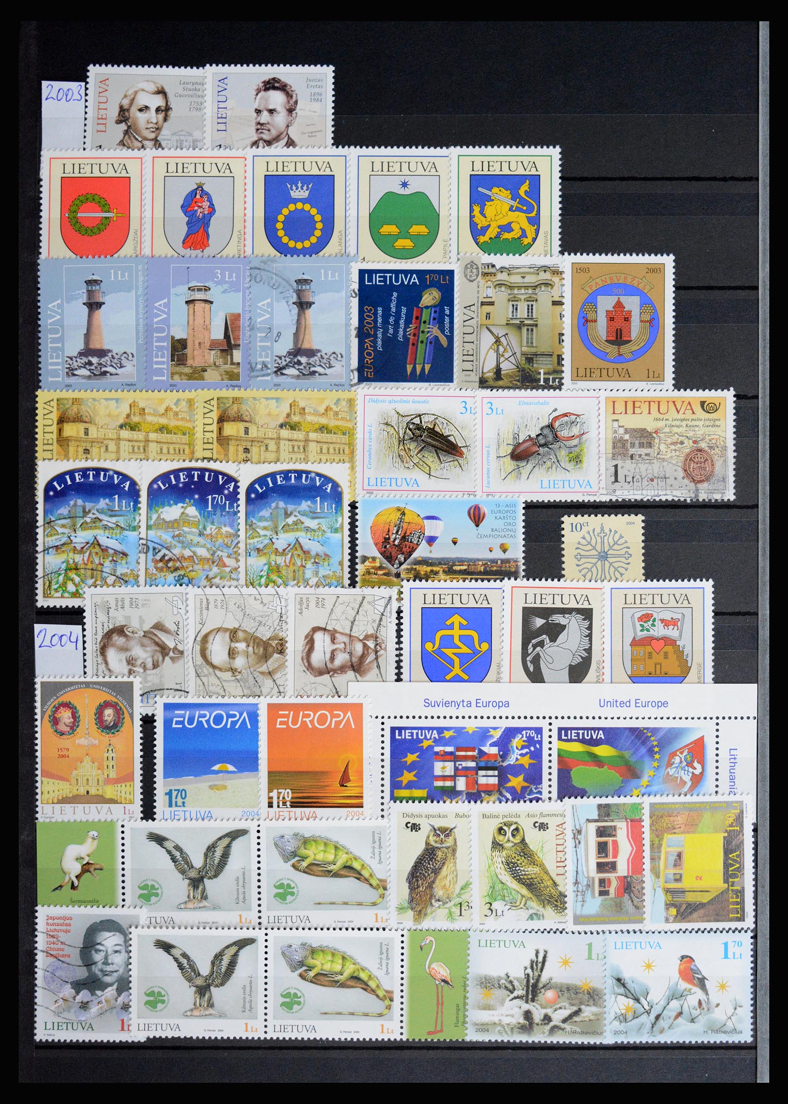 37058 051 - Postzegelverzameling 37058 Baltische Staten 1918-2020.