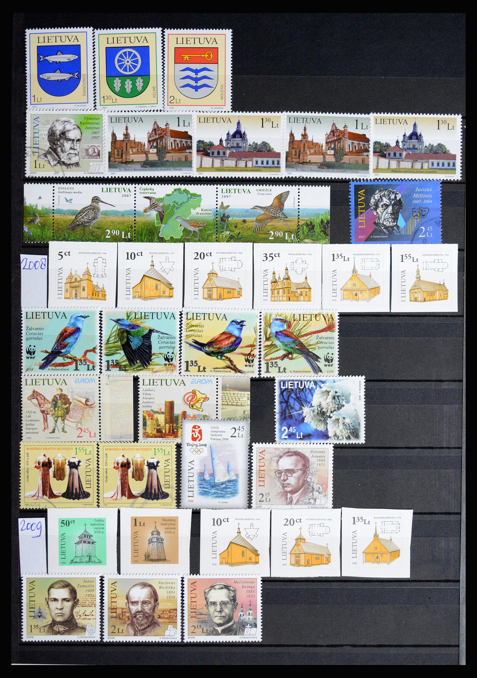 37058 053 - Postzegelverzameling 37058 Baltische Staten 1918-2020.