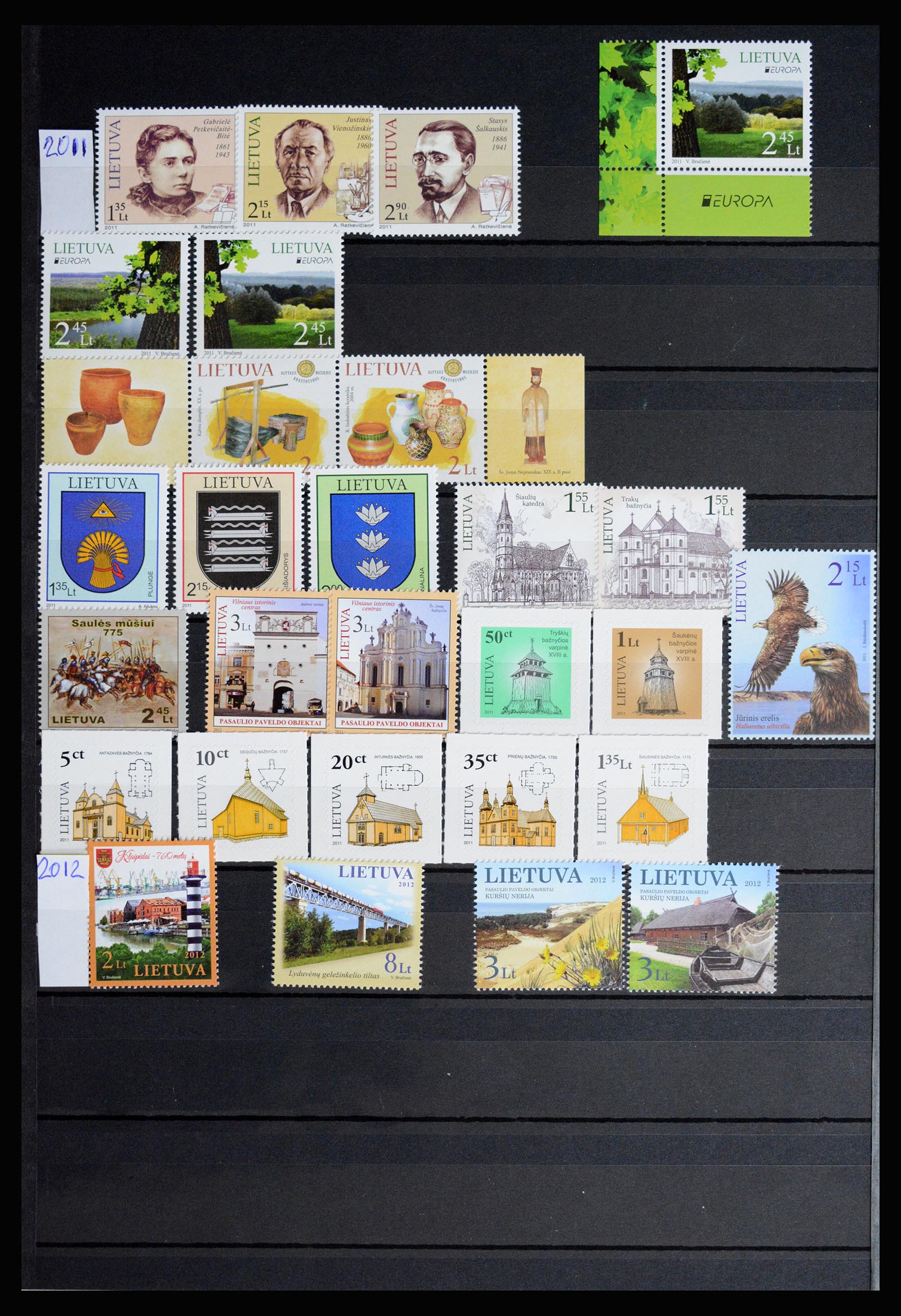 37058 055 - Postzegelverzameling 37058 Baltische Staten 1918-2020.