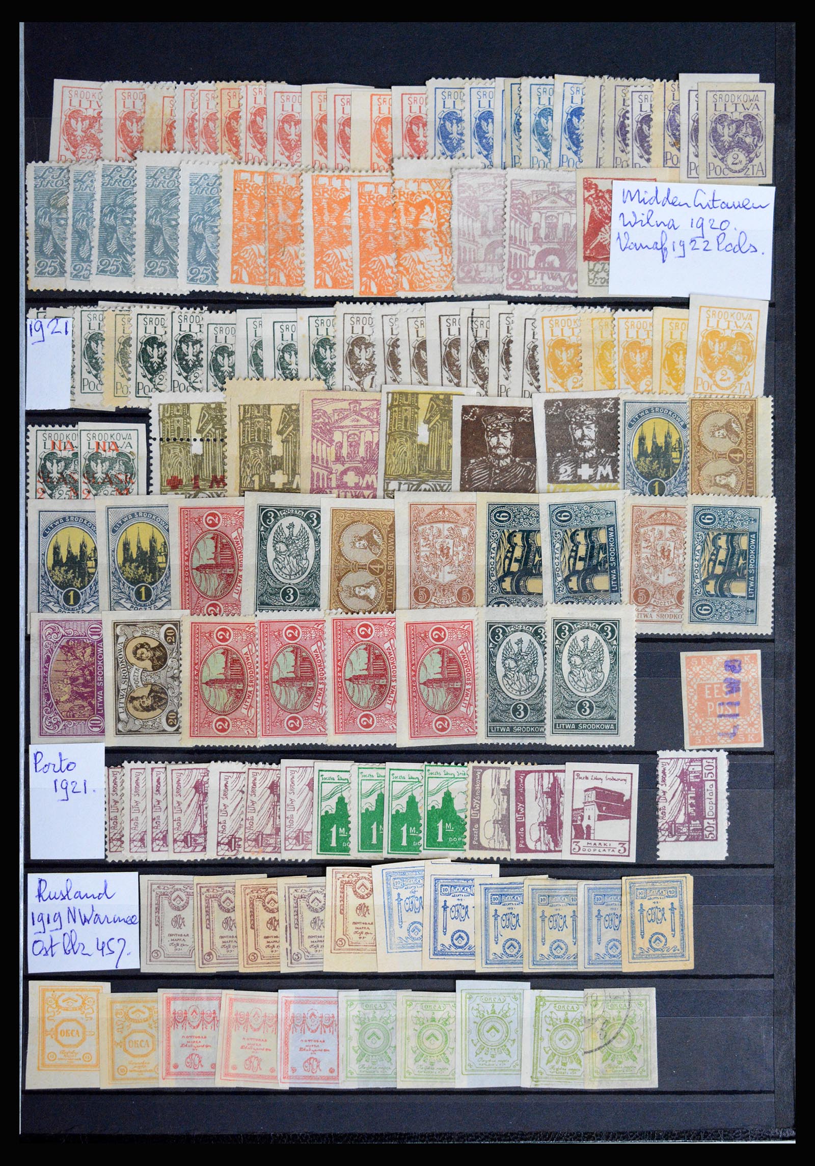 37058 059 - Postzegelverzameling 37058 Baltische Staten 1918-2020.