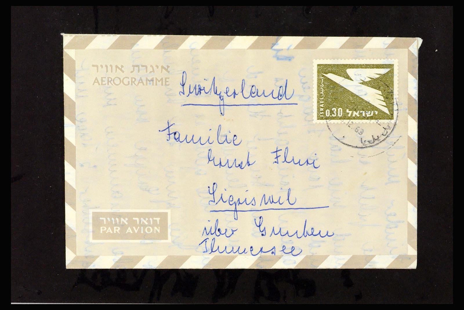 37059 511 - Postzegelverzameling 37059 Israël brieven en FDC's 1948-1970.