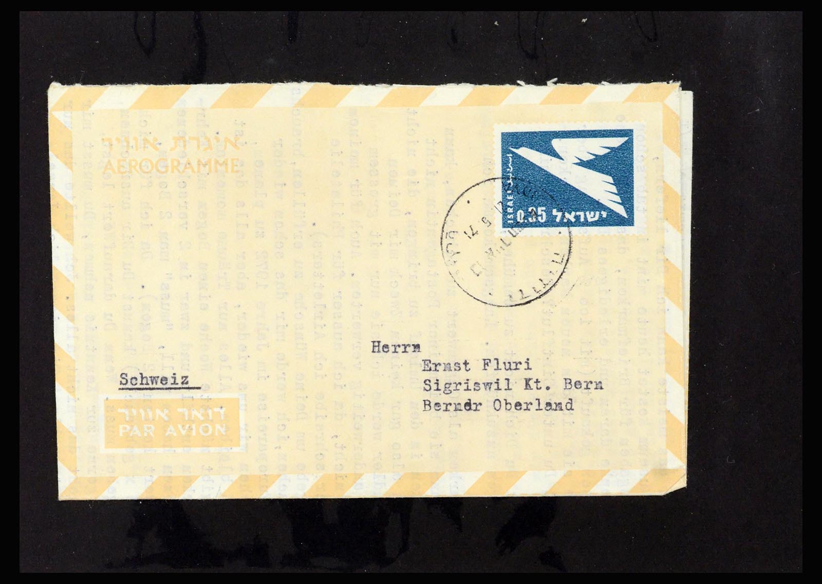 37059 515 - Postzegelverzameling 37059 Israël brieven en FDC's 1948-1970.