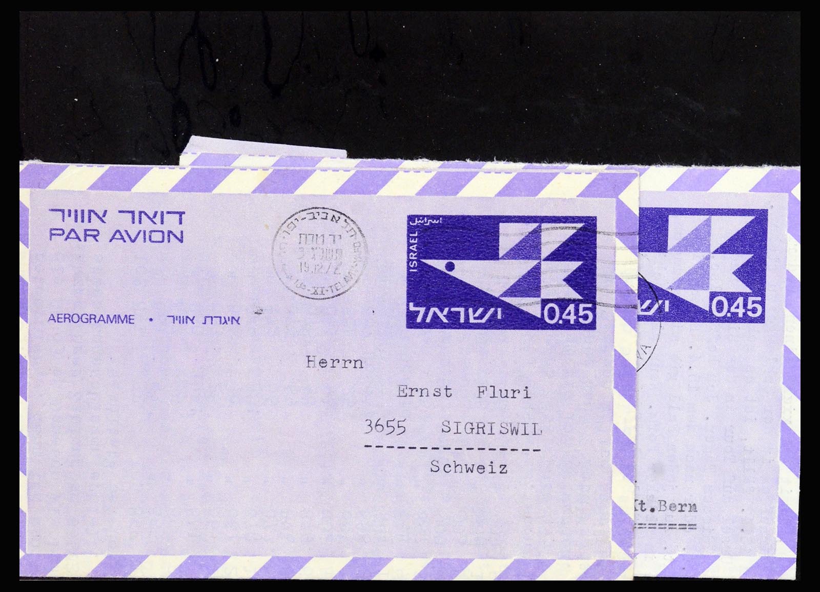 37059 516 - Postzegelverzameling 37059 Israël brieven en FDC's 1948-1970.