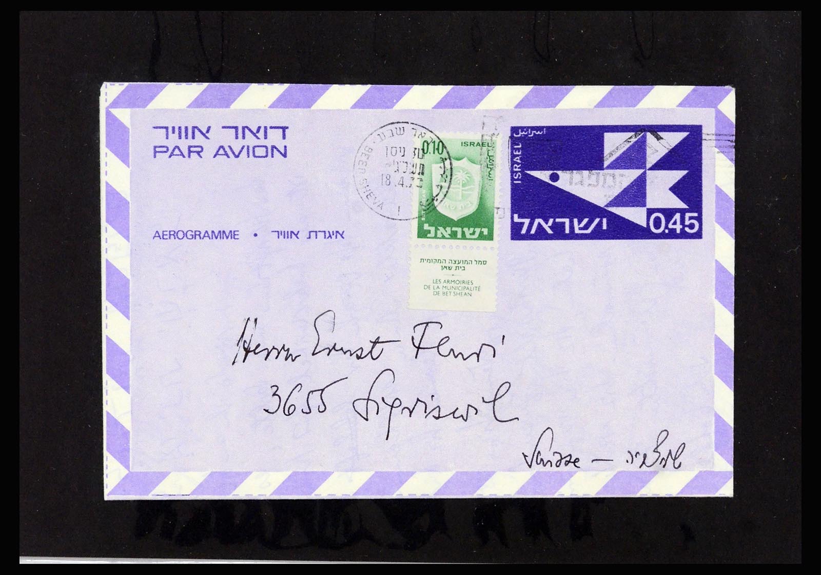 37059 517 - Postzegelverzameling 37059 Israël brieven en FDC's 1948-1970.