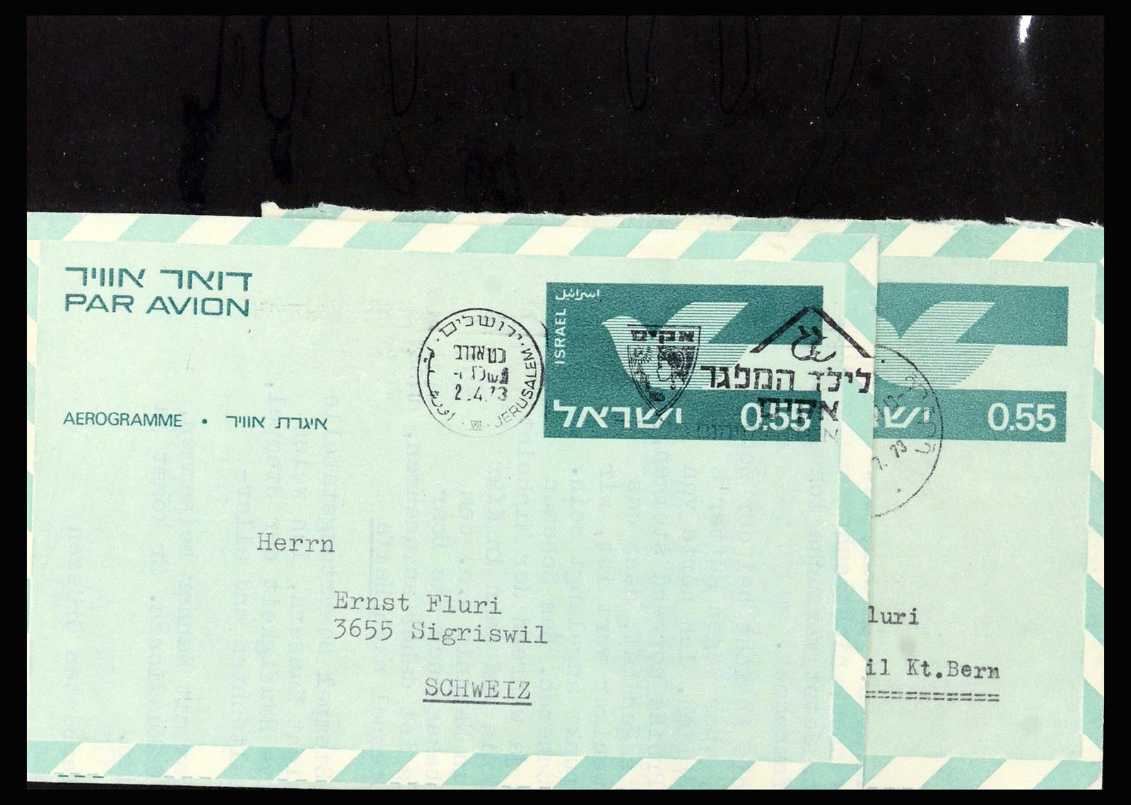 37059 519 - Postzegelverzameling 37059 Israël brieven en FDC's 1948-1970.