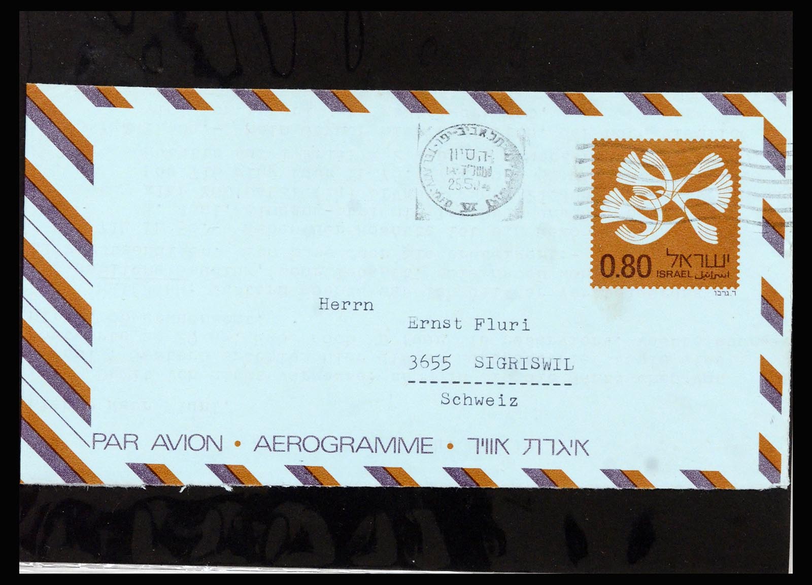 37059 524 - Postzegelverzameling 37059 Israël brieven en FDC's 1948-1970.