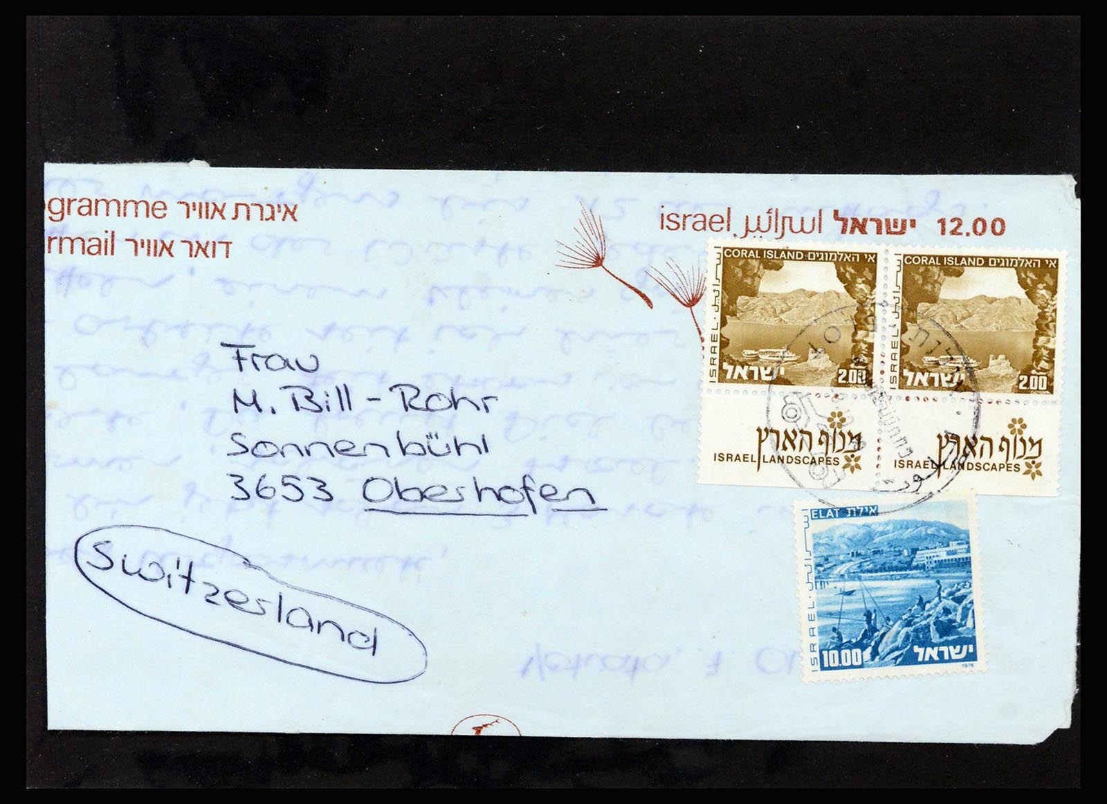 37059 528 - Postzegelverzameling 37059 Israël brieven en FDC's 1948-1970.