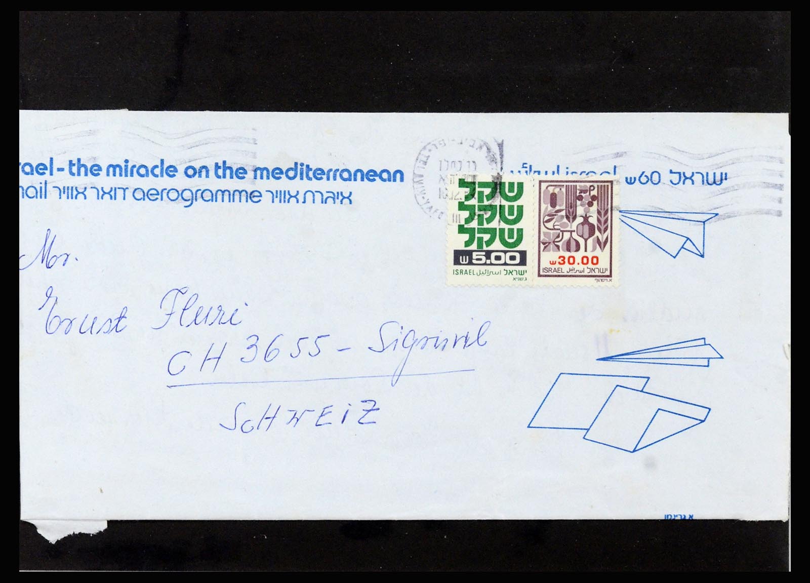 37059 529 - Postzegelverzameling 37059 Israël brieven en FDC's 1948-1970.