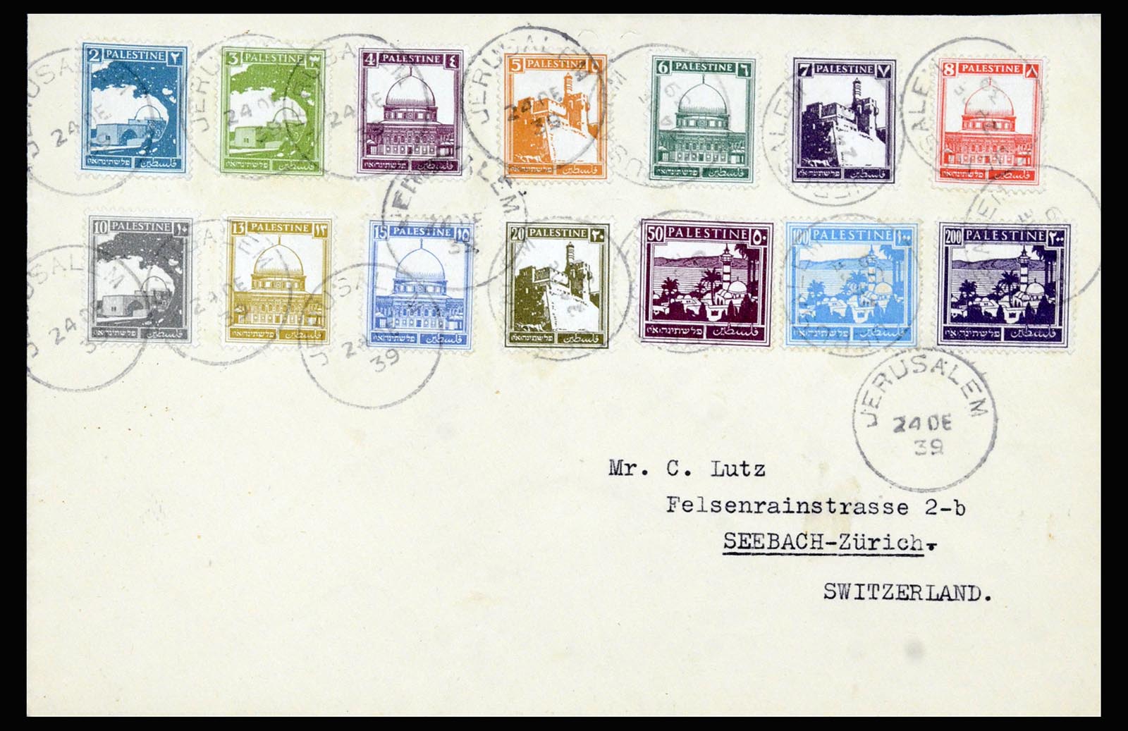 37059 534 - Postzegelverzameling 37059 Israël brieven en FDC's 1948-1970.