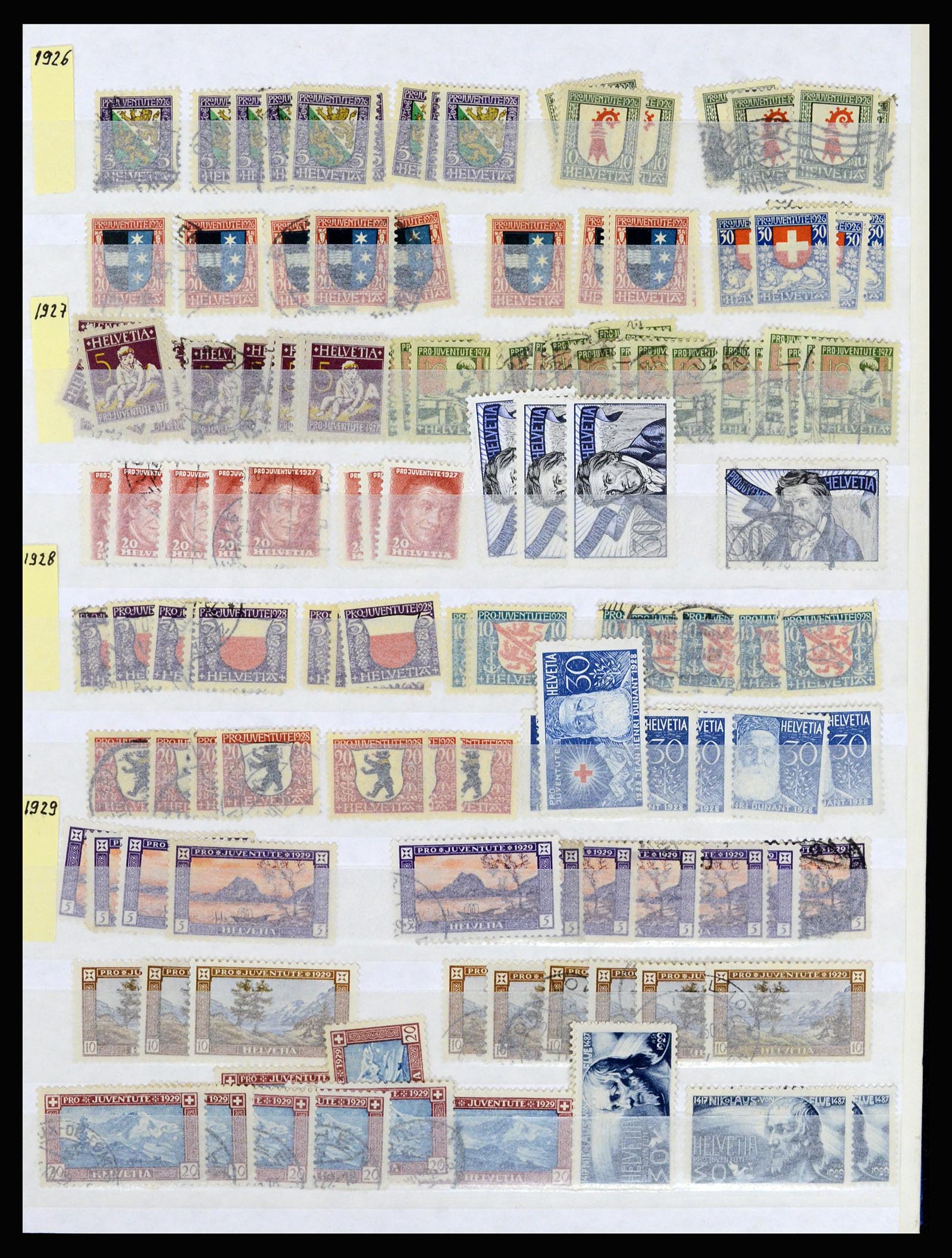 37061 003 - Postzegelverzameling 37061 Zwitserland 1913-2000.