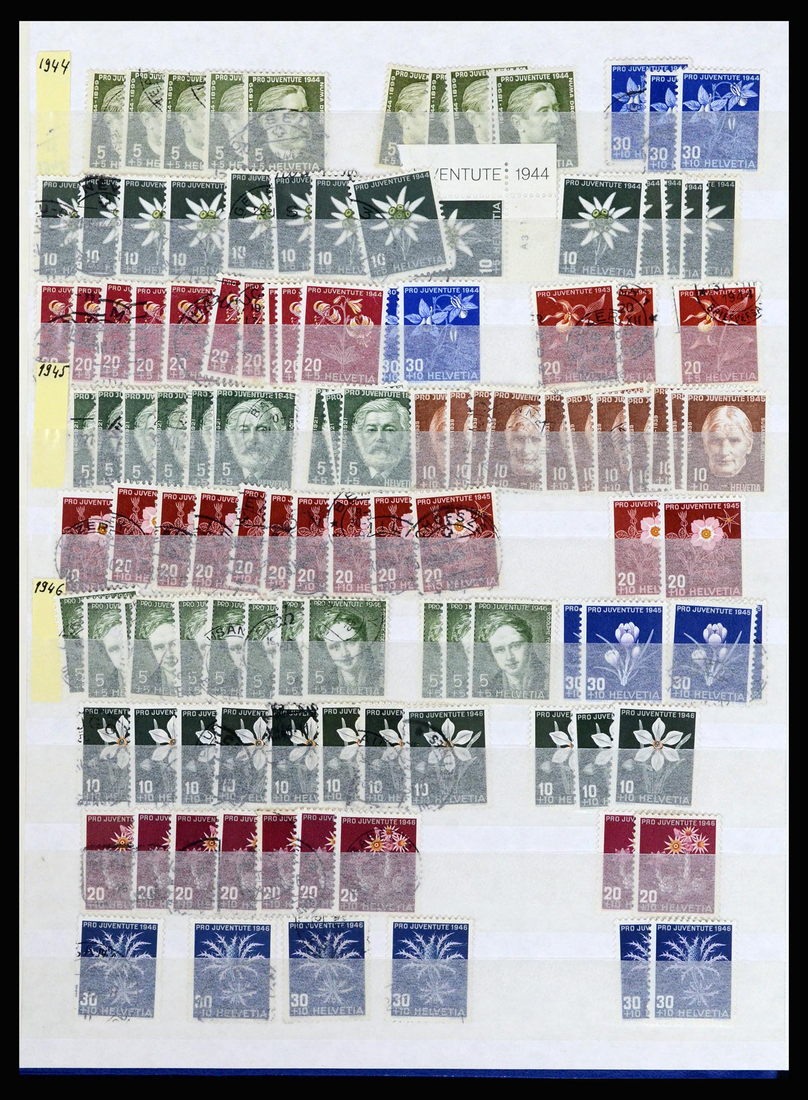 37061 008 - Postzegelverzameling 37061 Zwitserland 1913-2000.