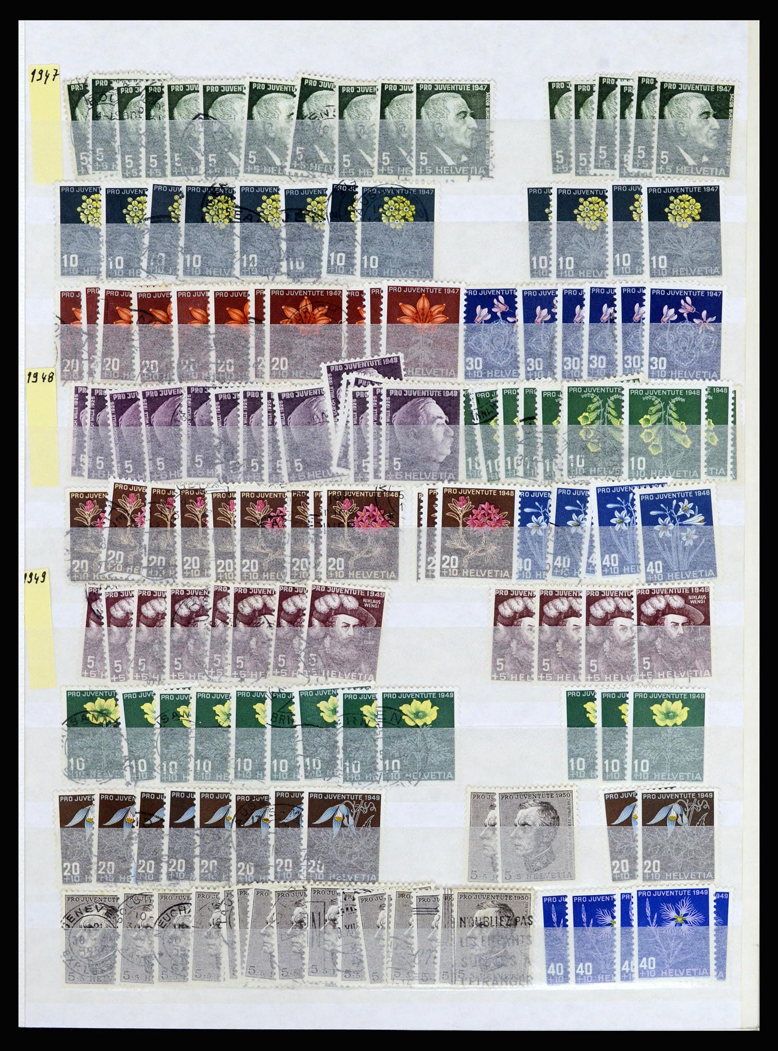 37061 009 - Stamp collection 37061 Switzerland 1913-2000.