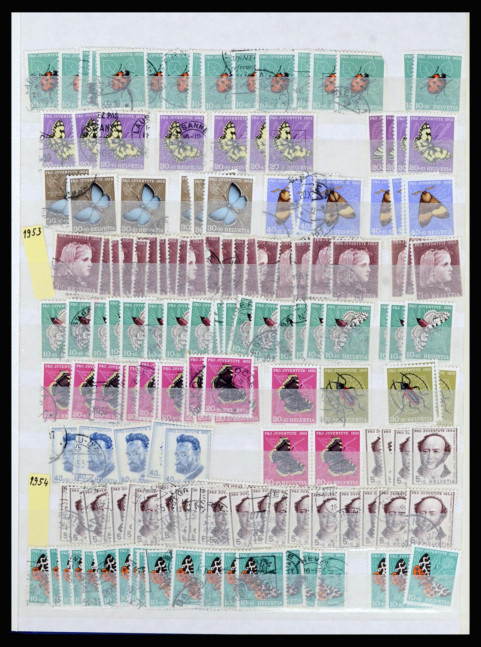 37061 011 - Postzegelverzameling 37061 Zwitserland 1913-2000.