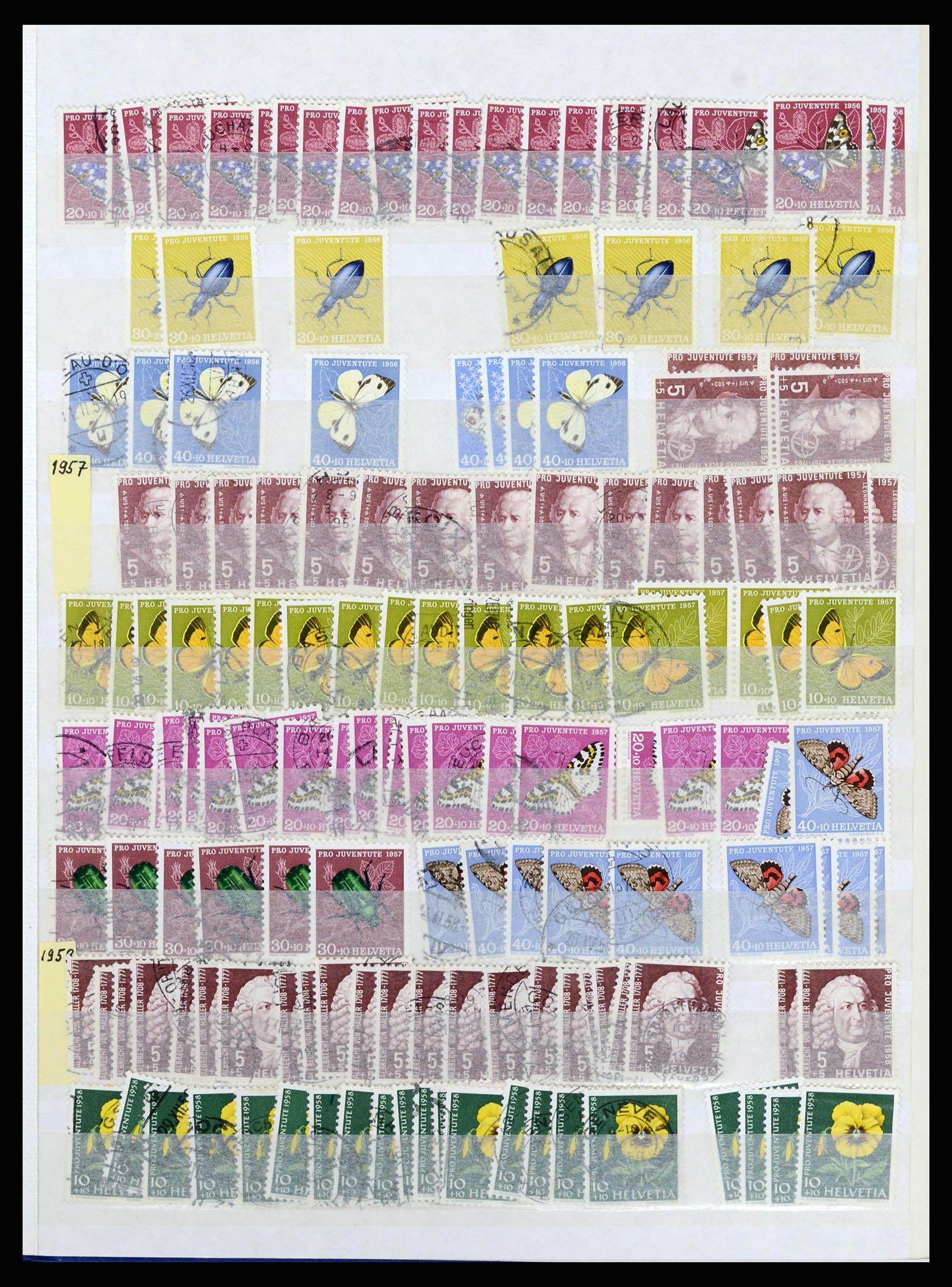 37061 013 - Postzegelverzameling 37061 Zwitserland 1913-2000.