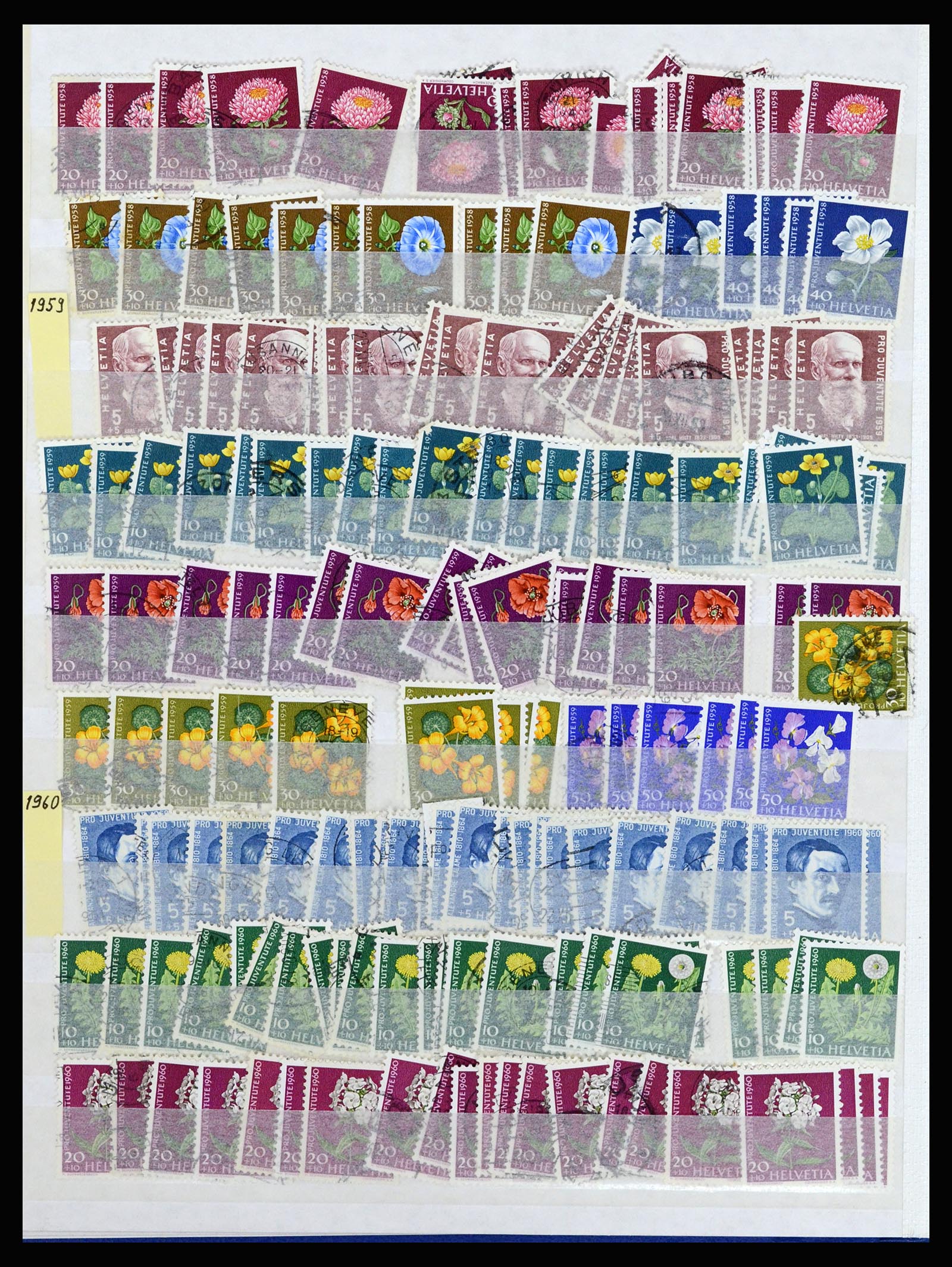 37061 014 - Postzegelverzameling 37061 Zwitserland 1913-2000.