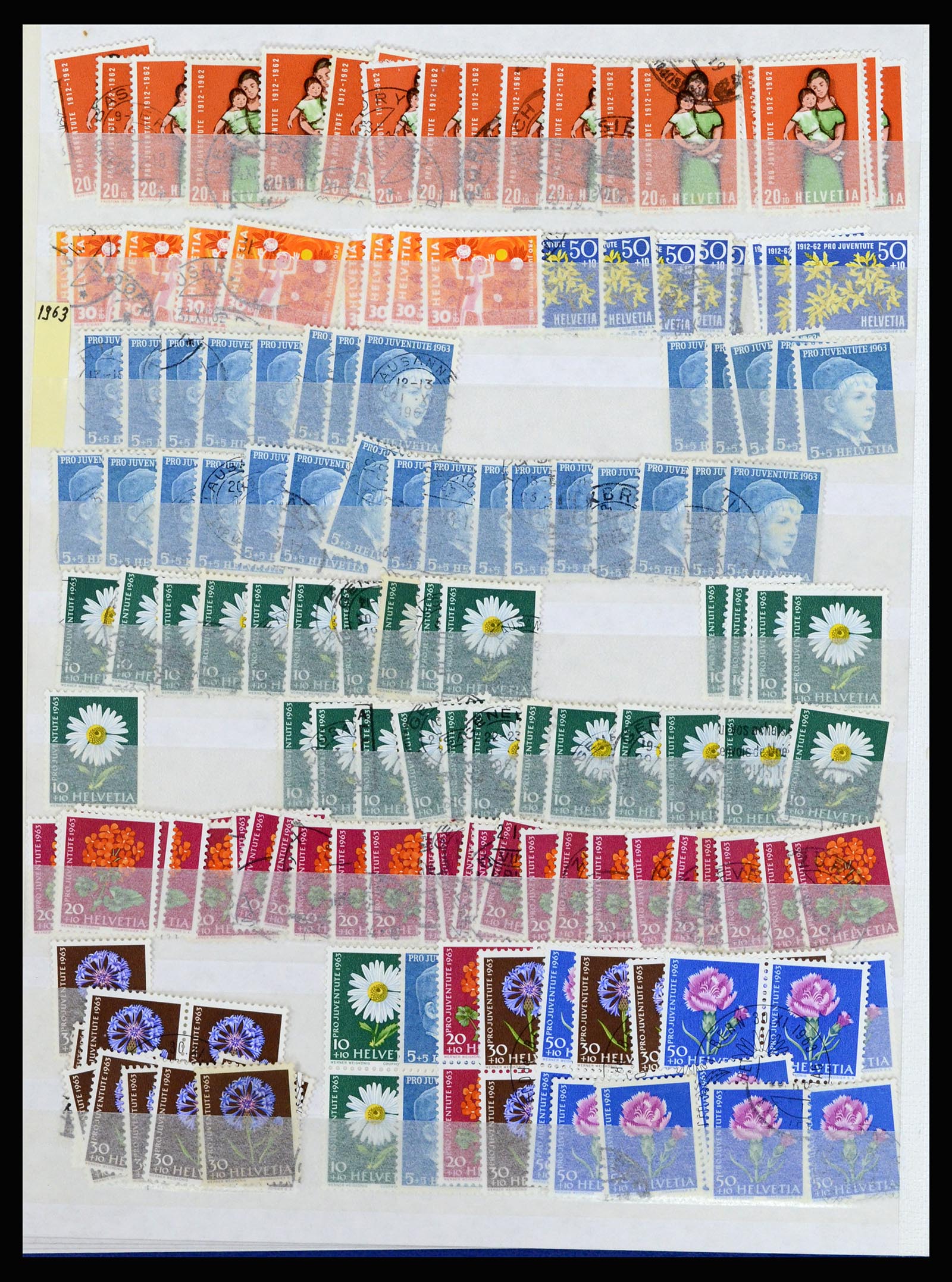 37061 016 - Postzegelverzameling 37061 Zwitserland 1913-2000.