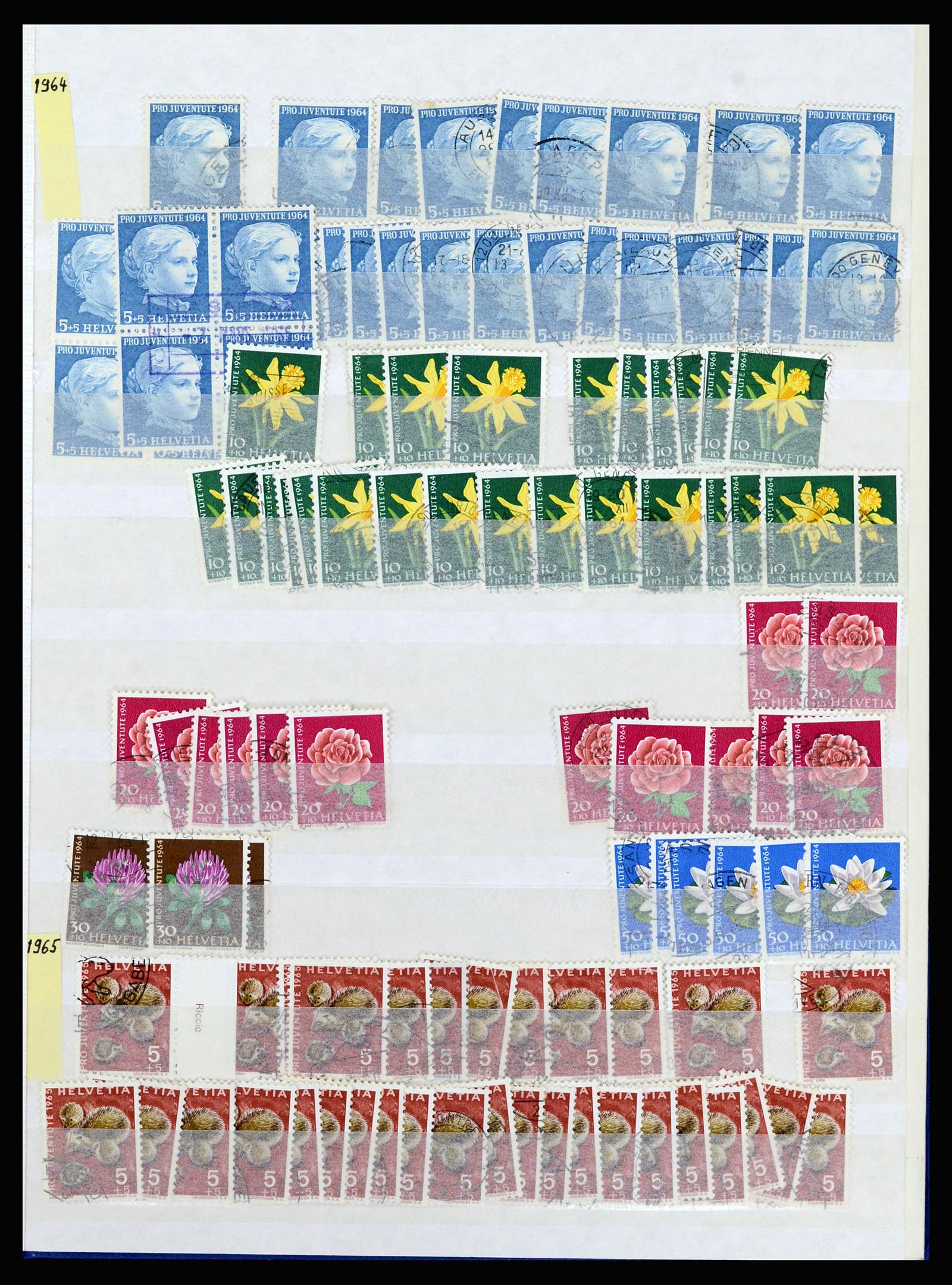 37061 017 - Postzegelverzameling 37061 Zwitserland 1913-2000.