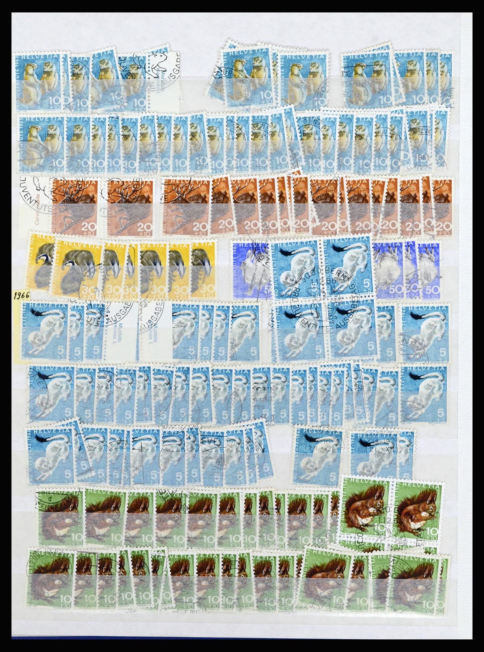 37061 018 - Postzegelverzameling 37061 Zwitserland 1913-2000.