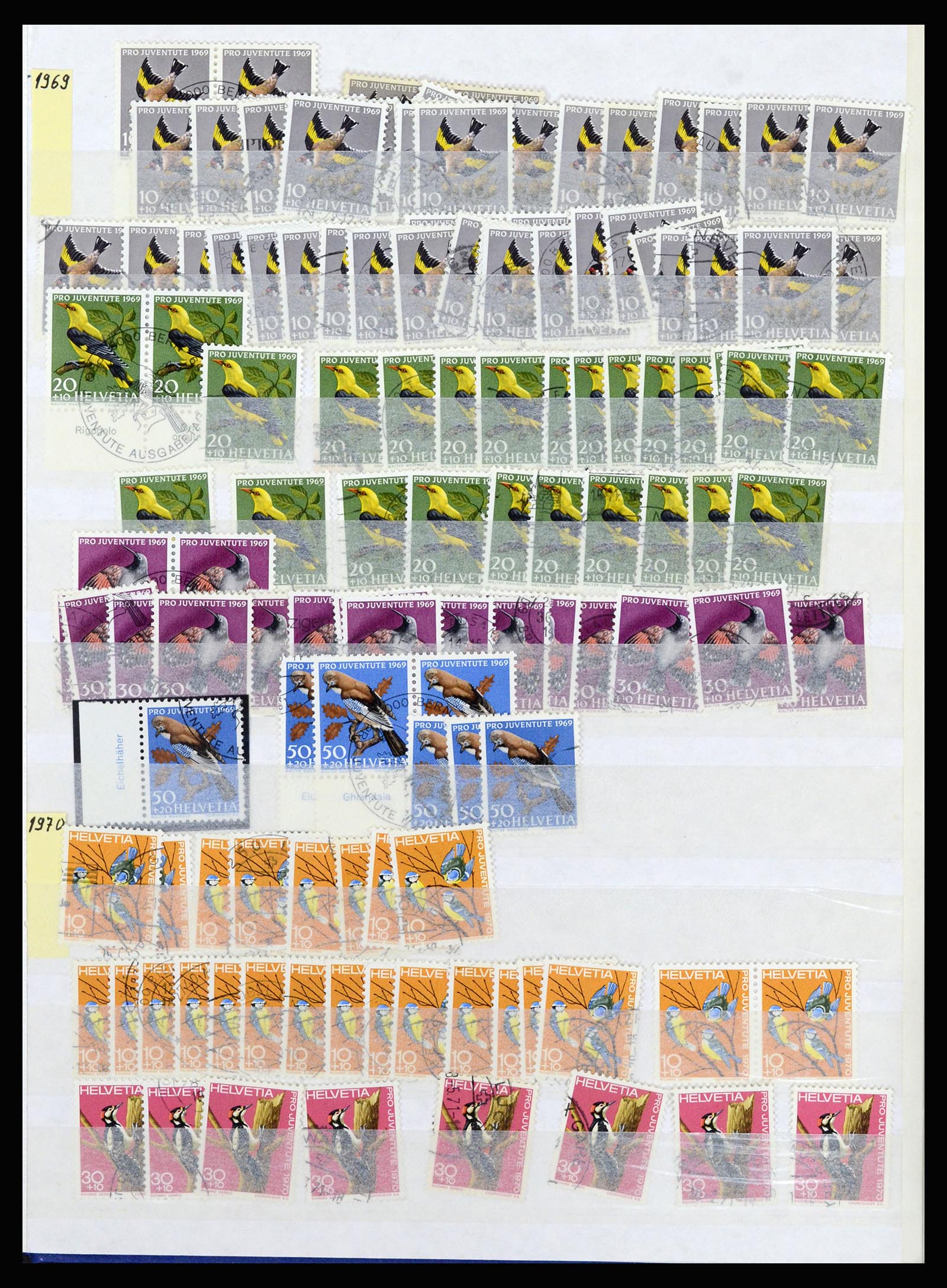 37061 021 - Postzegelverzameling 37061 Zwitserland 1913-2000.