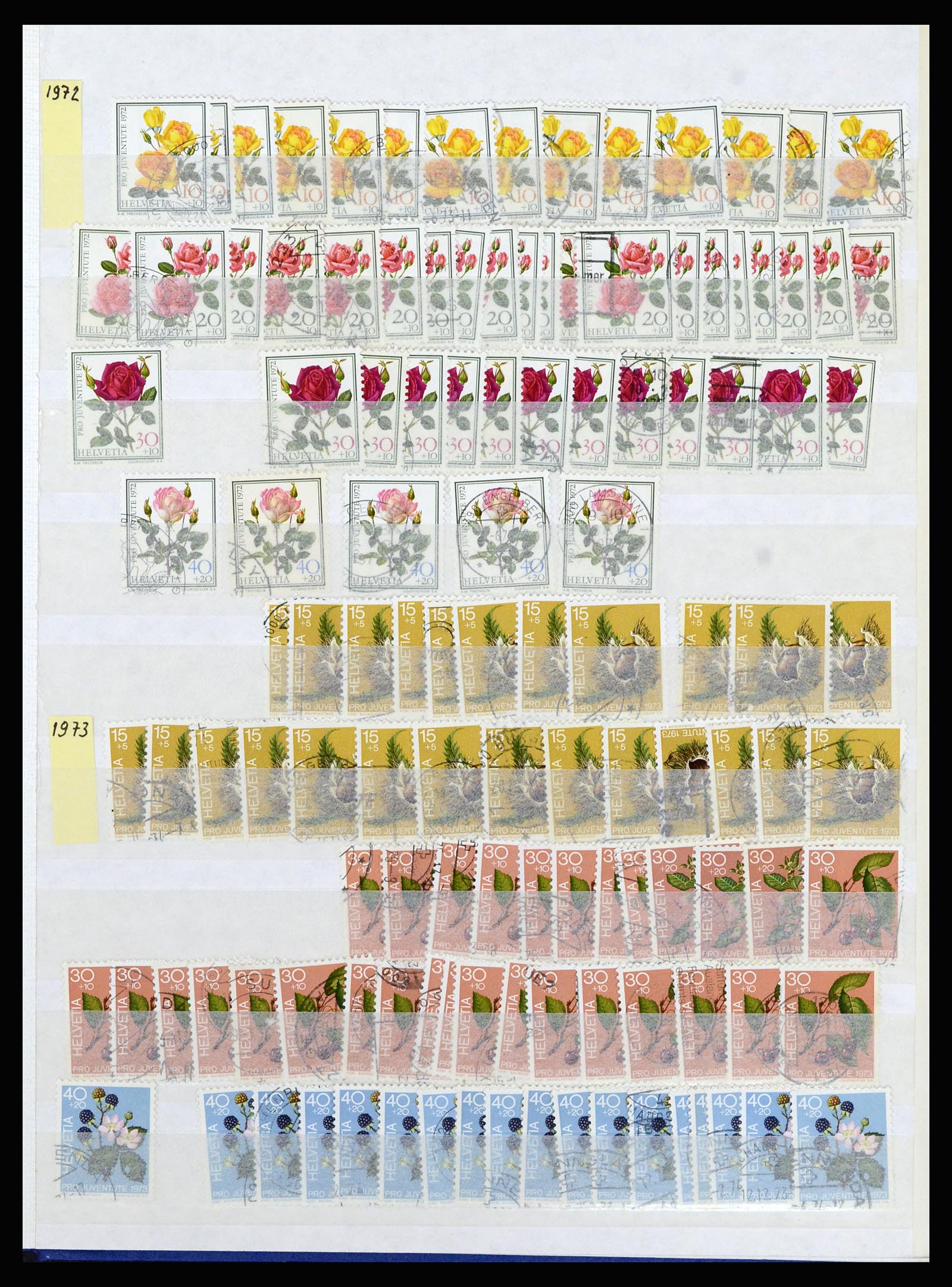 37061 023 - Postzegelverzameling 37061 Zwitserland 1913-2000.