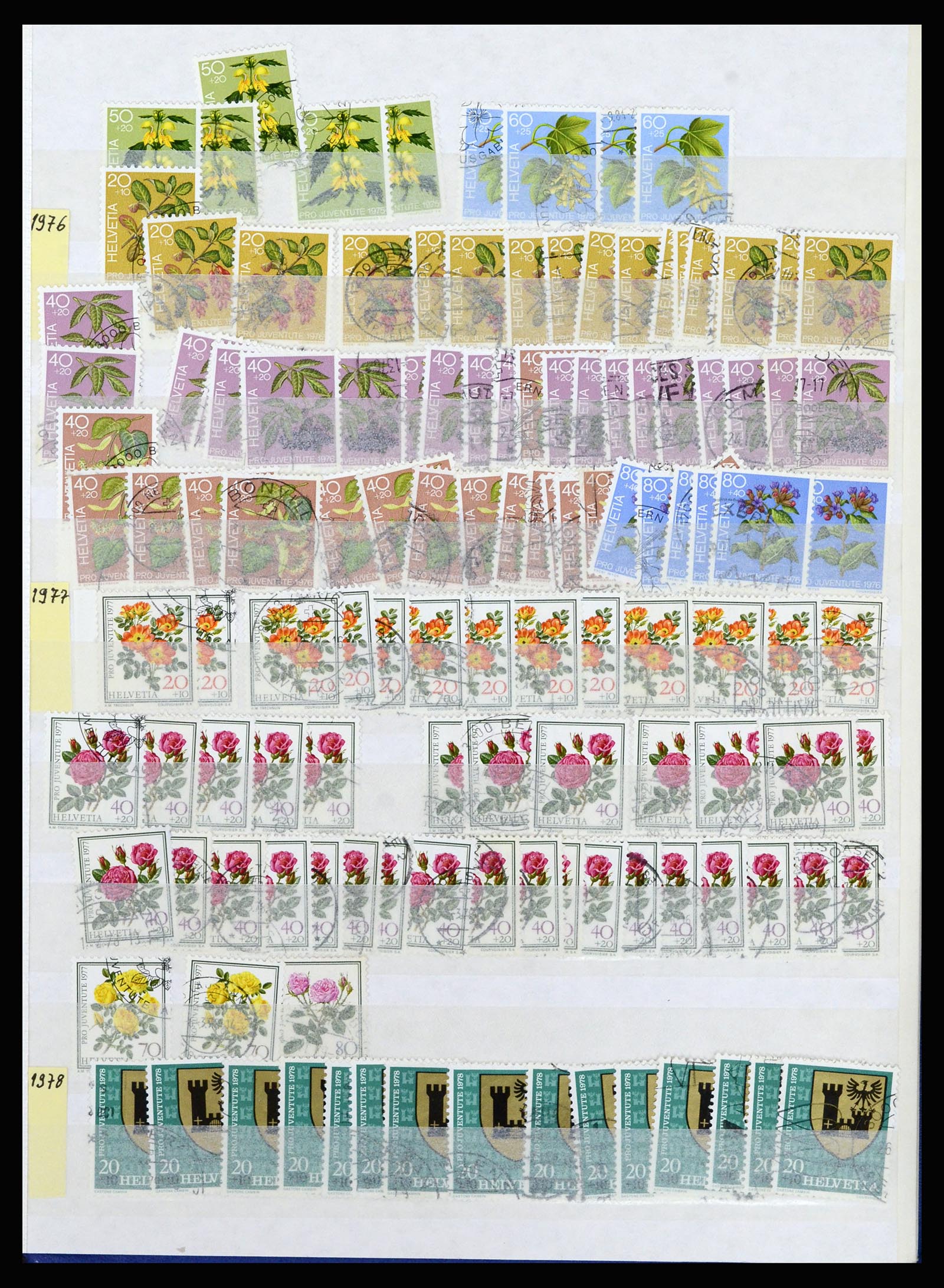 37061 025 - Postzegelverzameling 37061 Zwitserland 1913-2000.